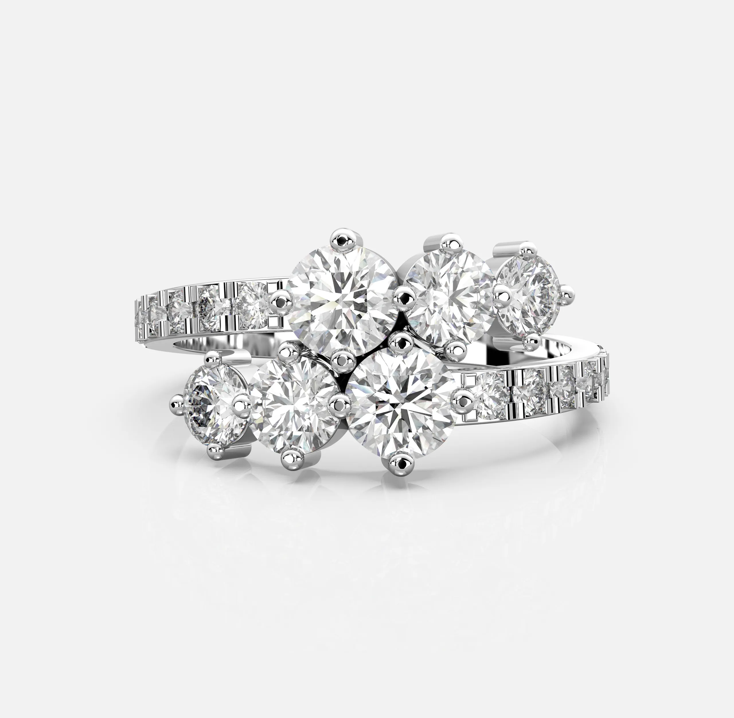 Celeste Cluster Diamond Ring