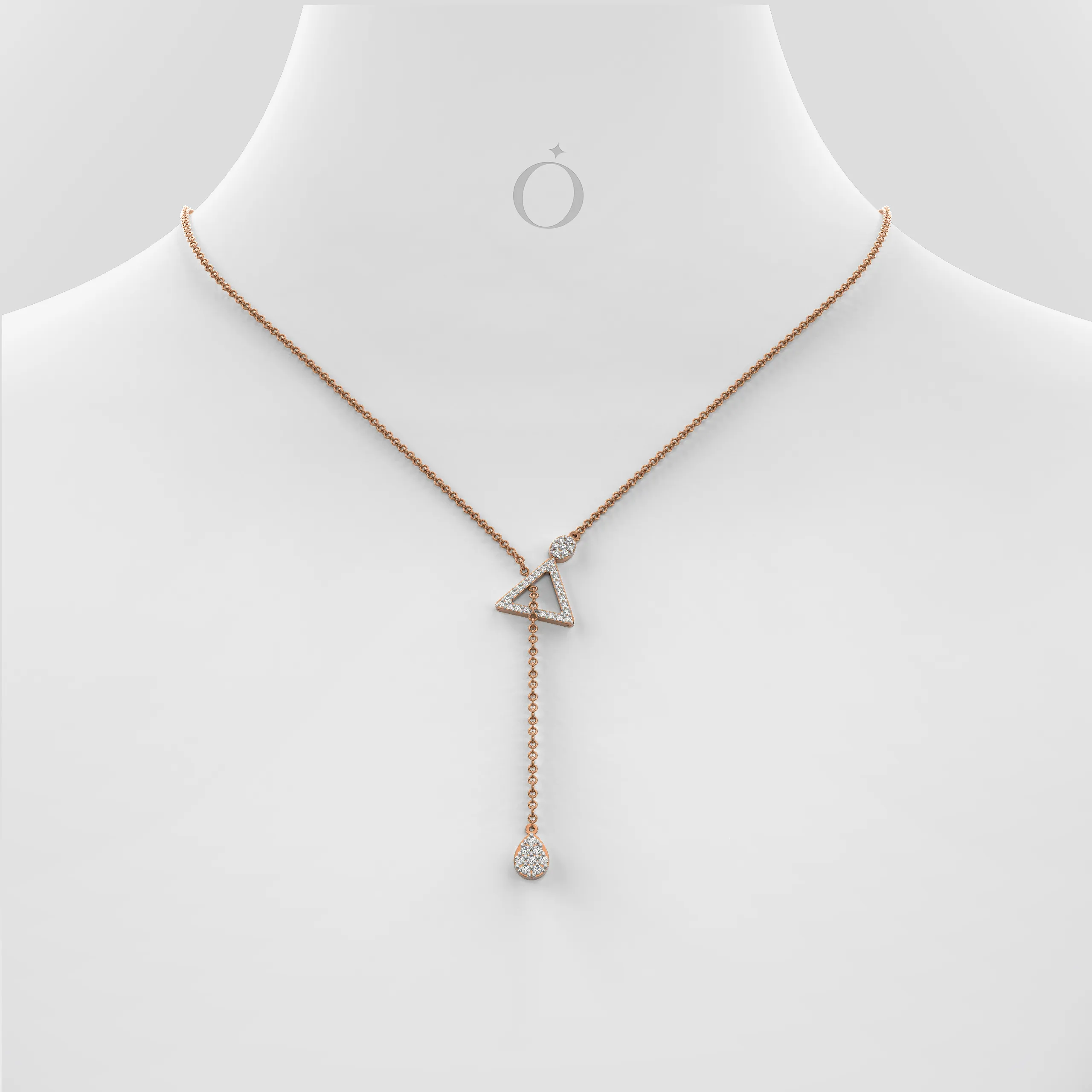Diamond Lariat Necklace