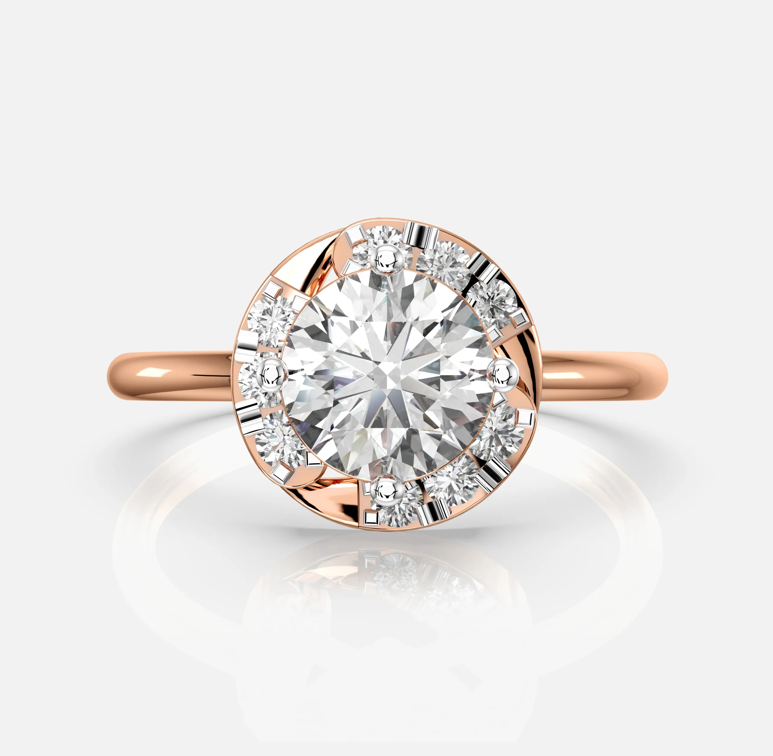 Timeless Halo Diamond Ring