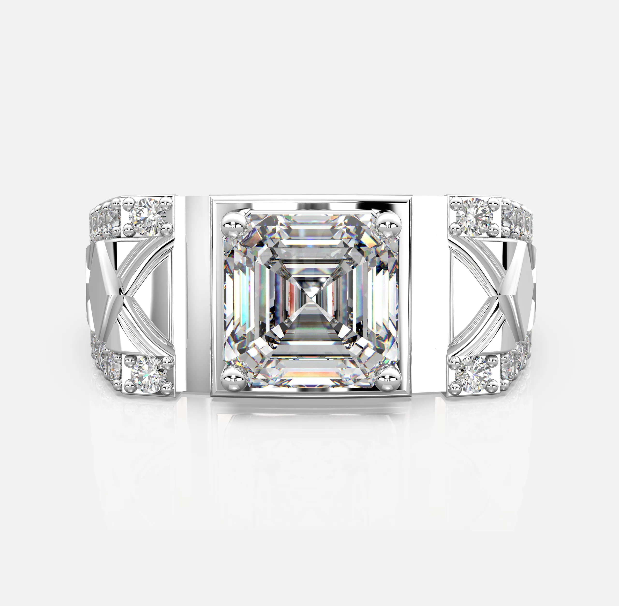 CrownSquare Men’s Ring