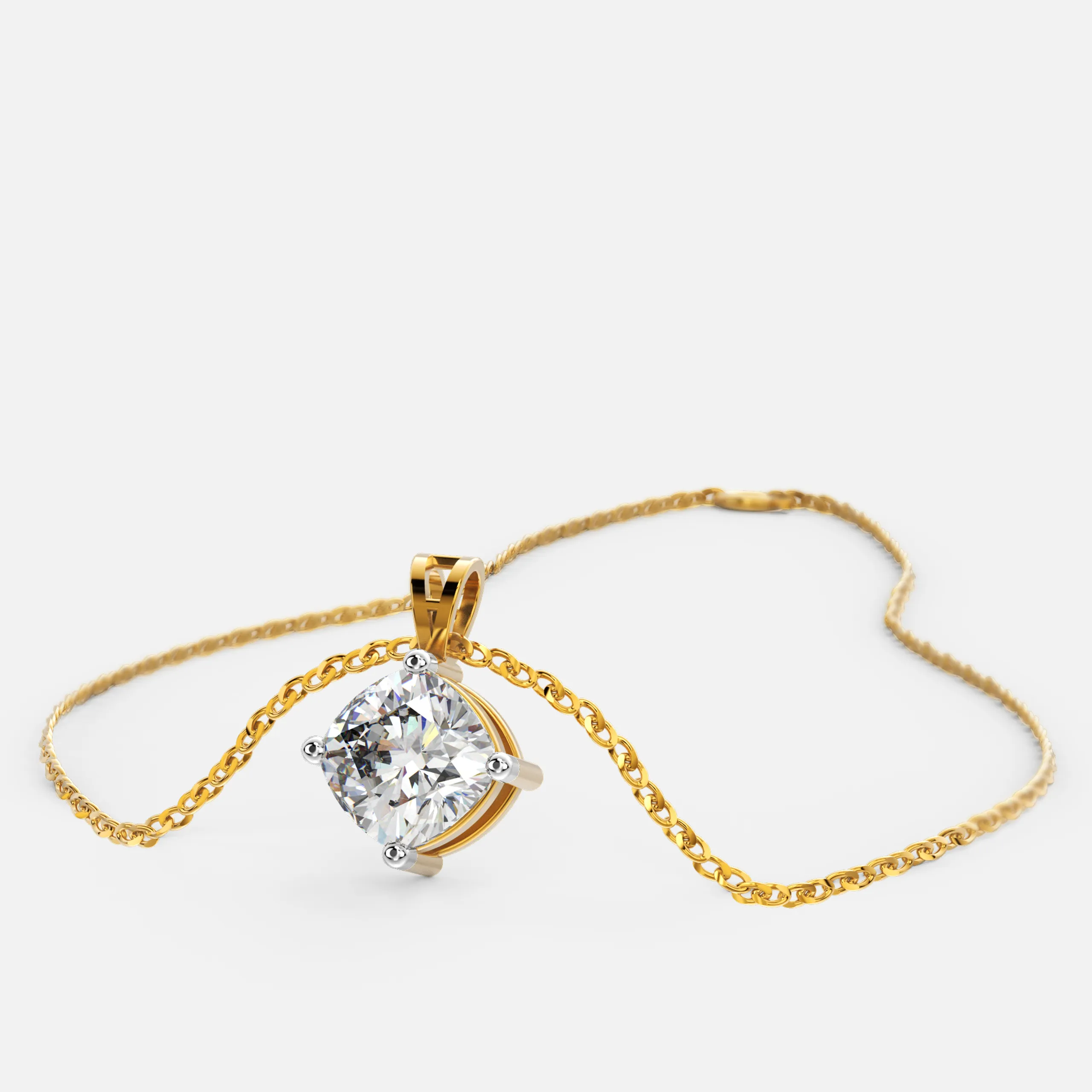 Solitaire Diamond Pendant