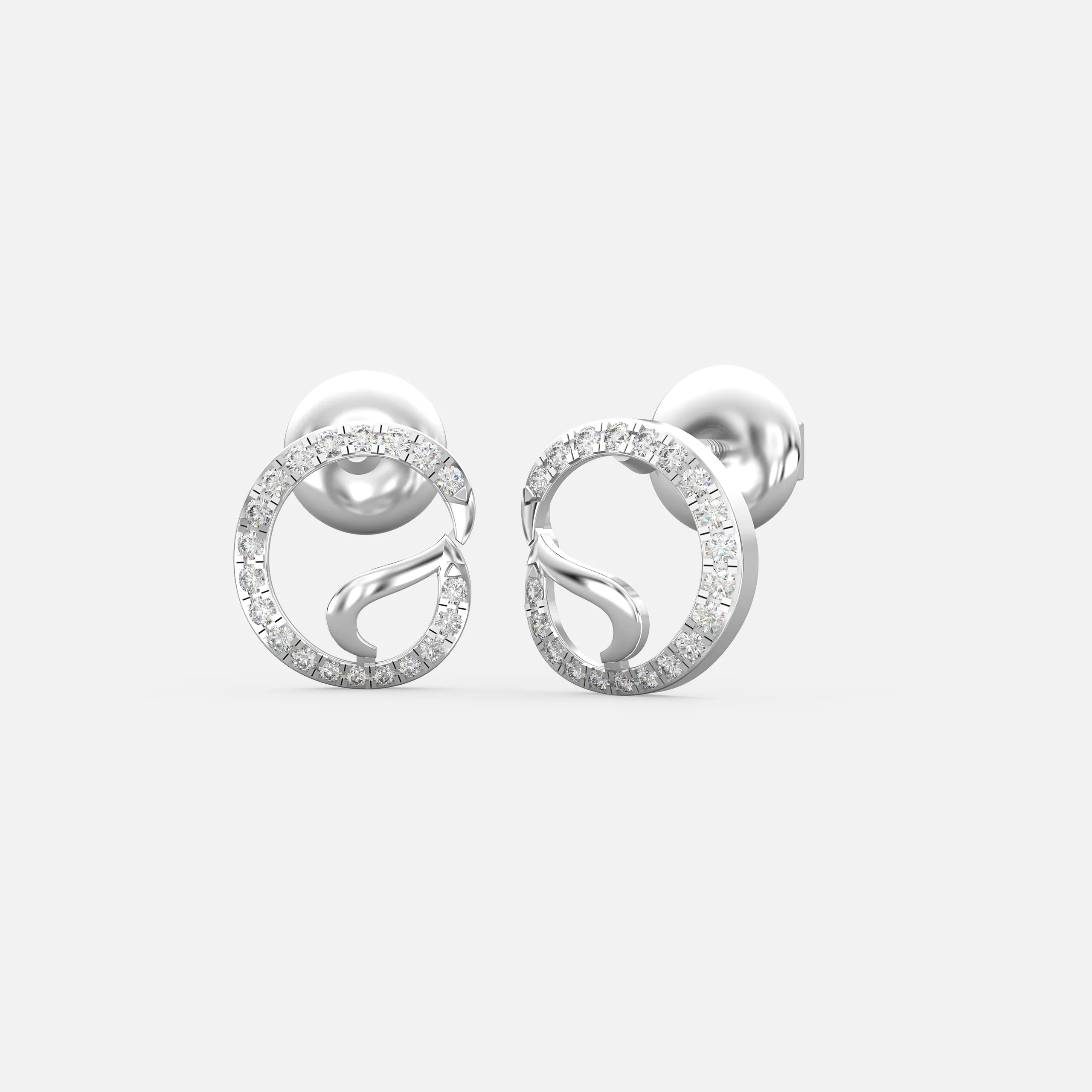 Luma Twist Diamond Earrings