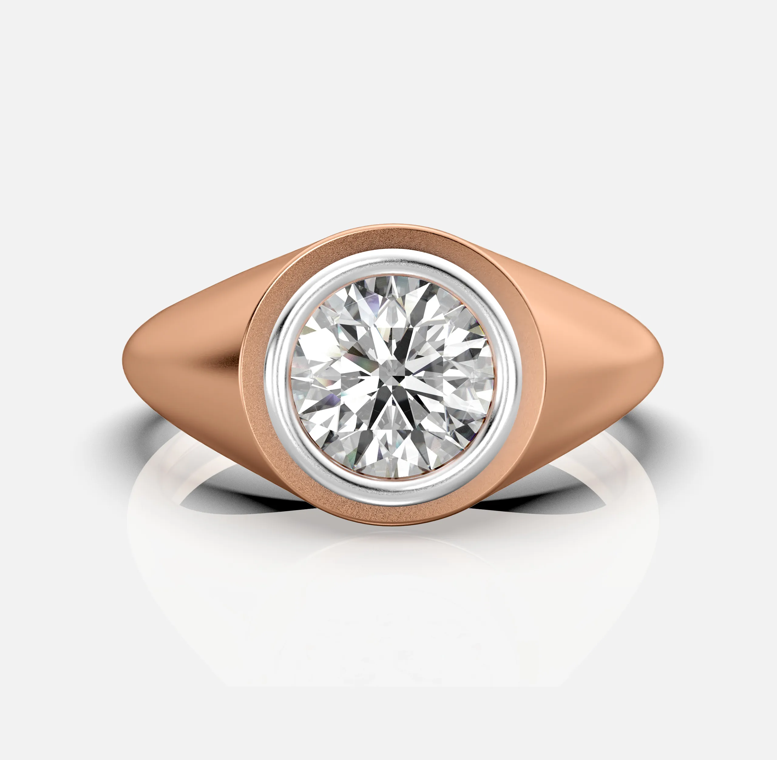 Radiant Solo Men’s Ring