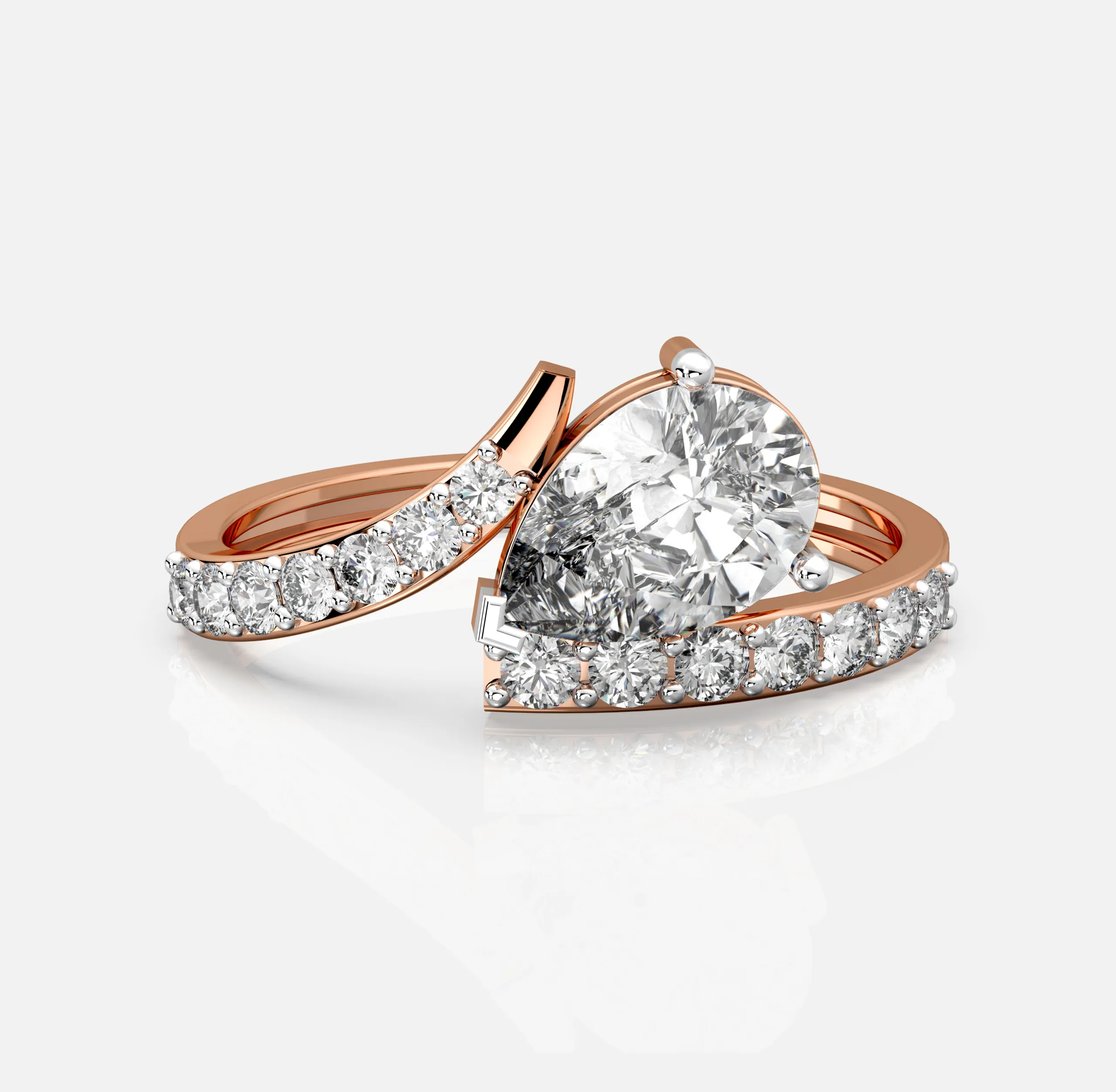 Teardora Grace Diamond Ring