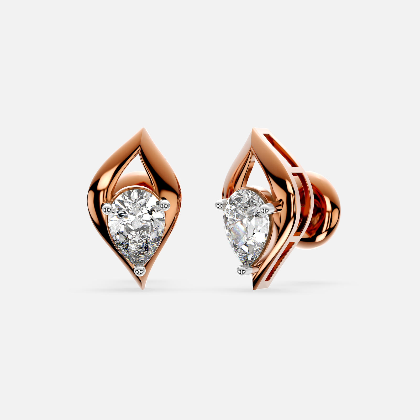 Leaf Luxe Diamond Earrings