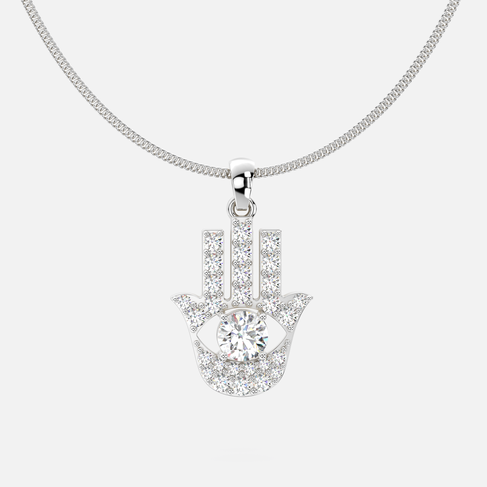 Evil Eye Diamond Pendant