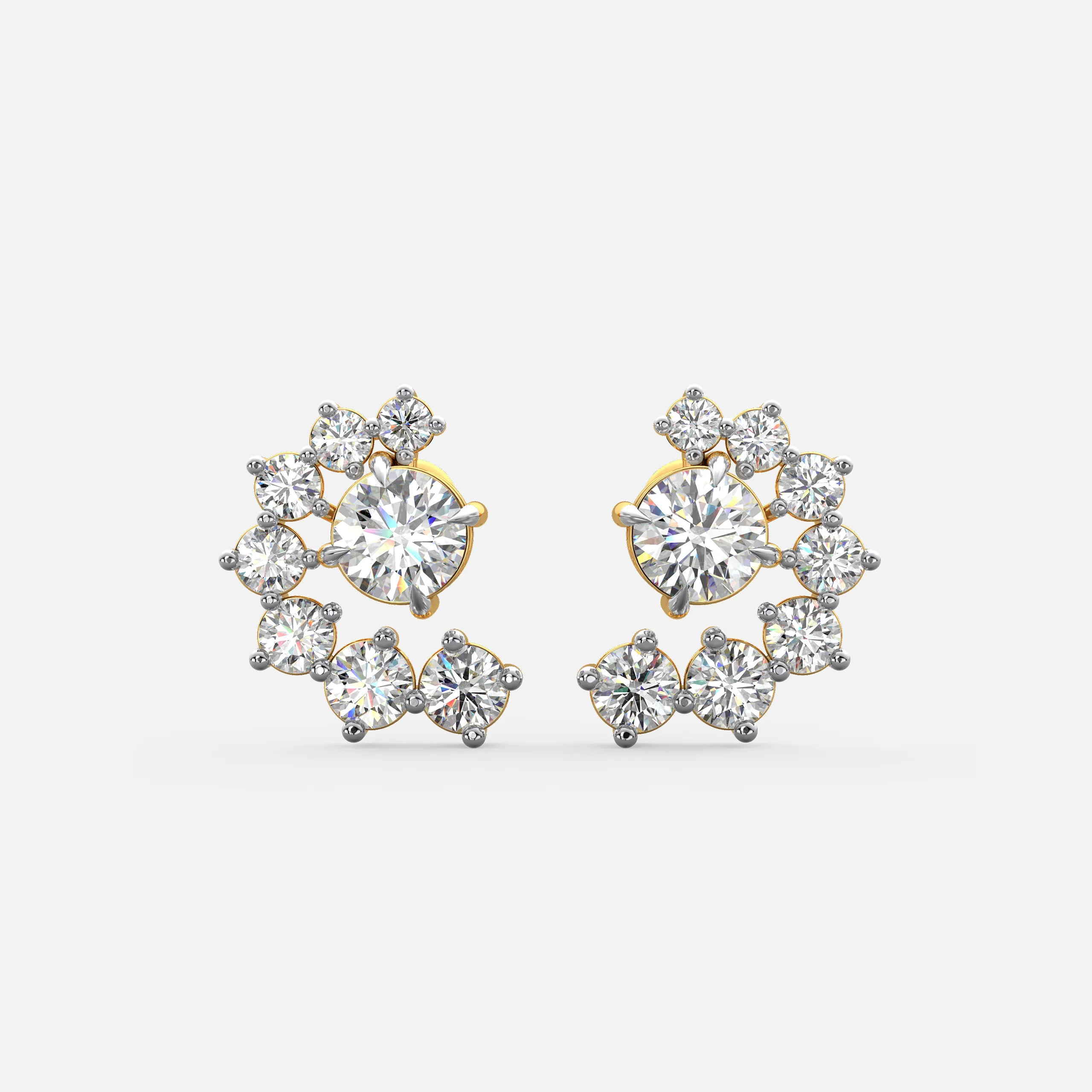Diamond Starburst Earrings