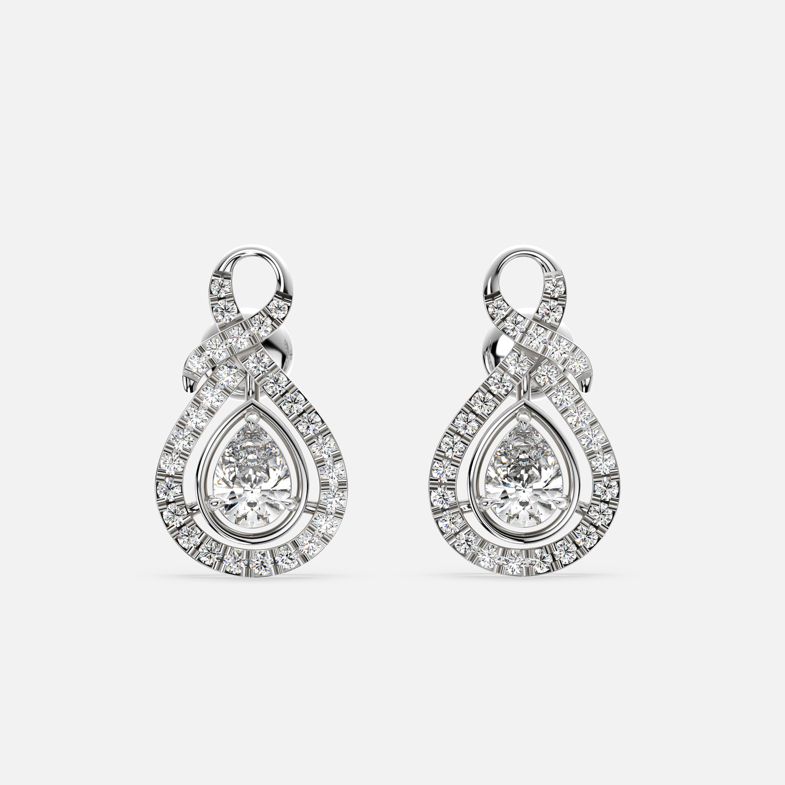 Seraphine Teardrop Diamond Earrings