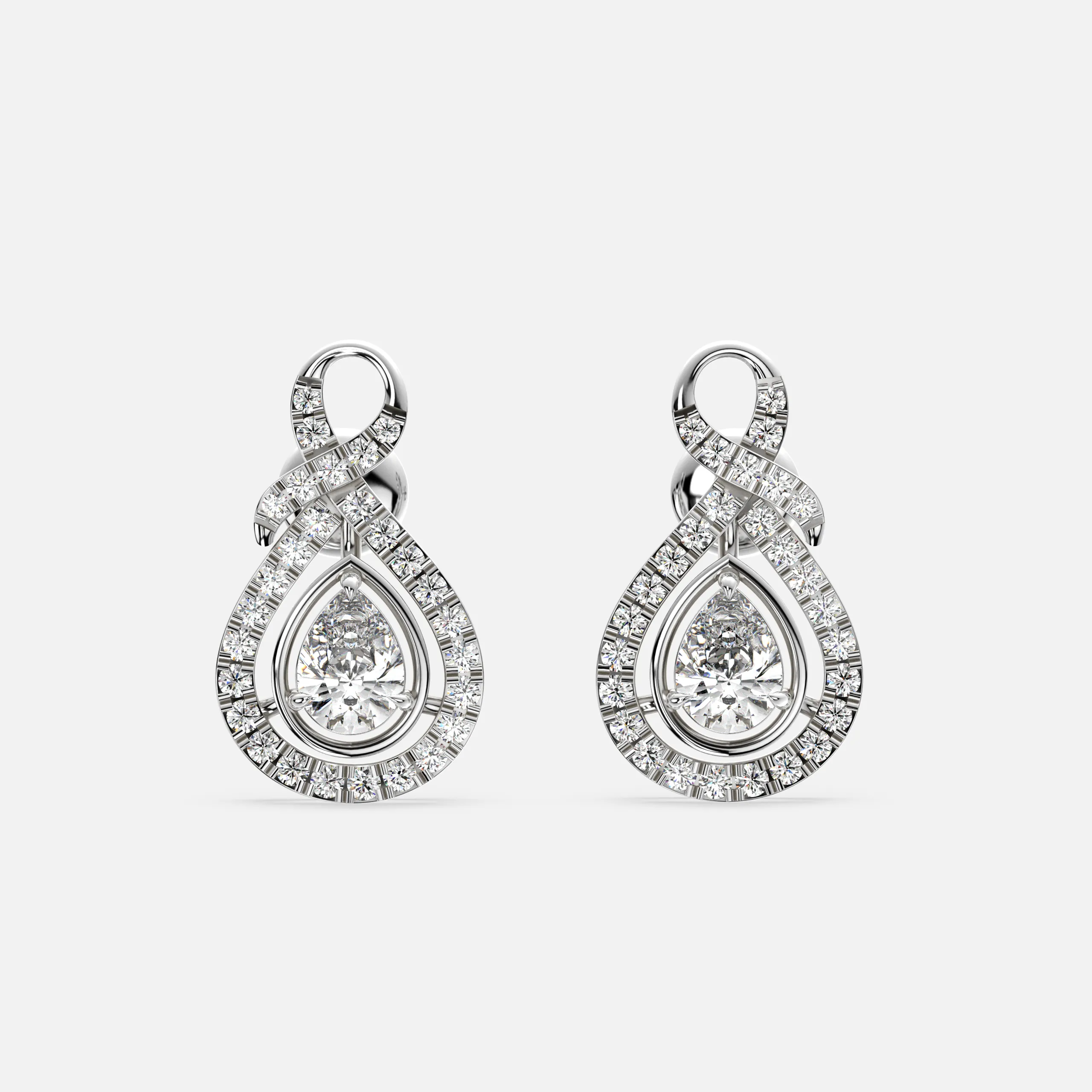 Seraphine Teardrop Diamond Earrings