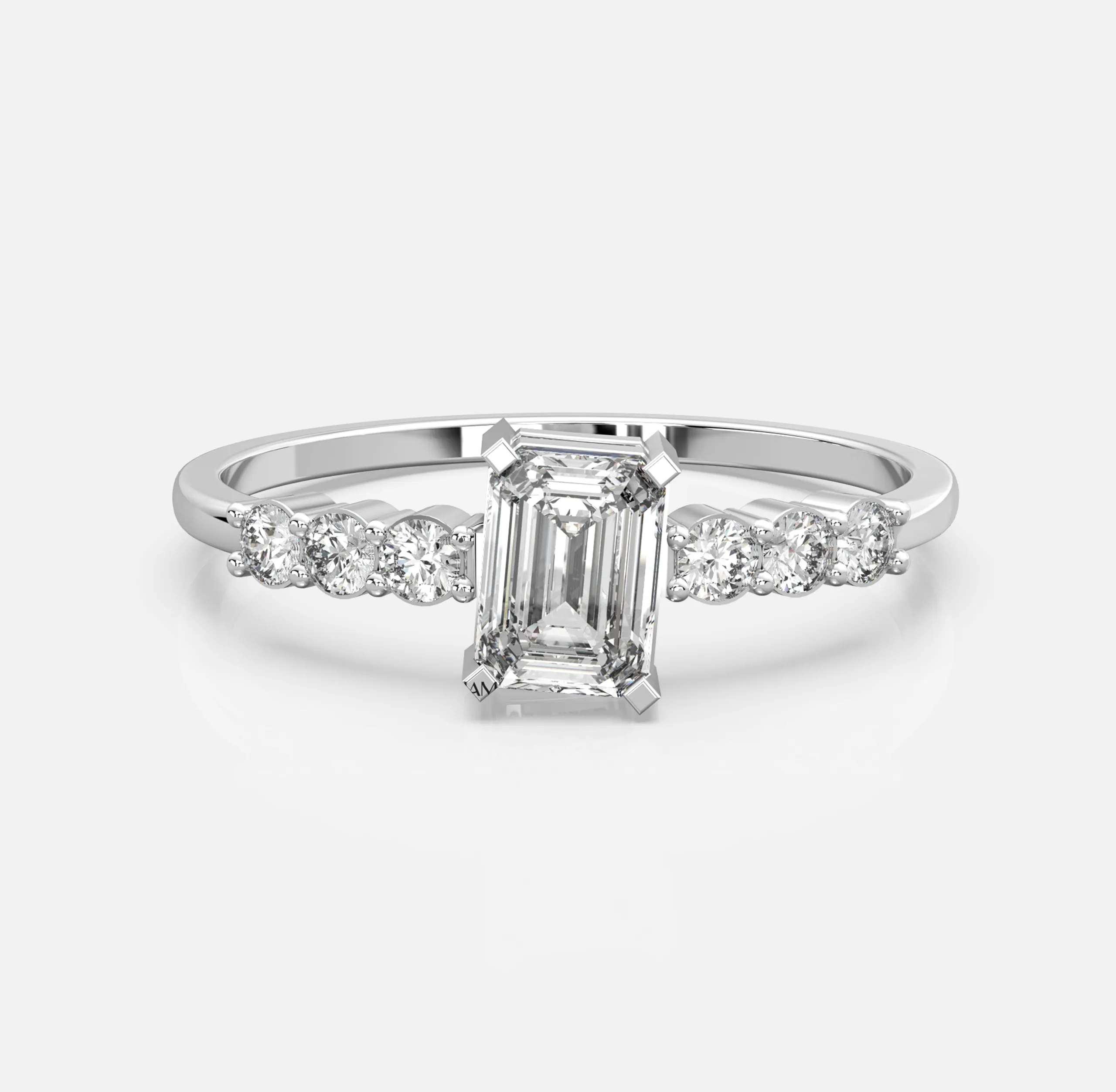 Eterna Emerald Diamond Ring