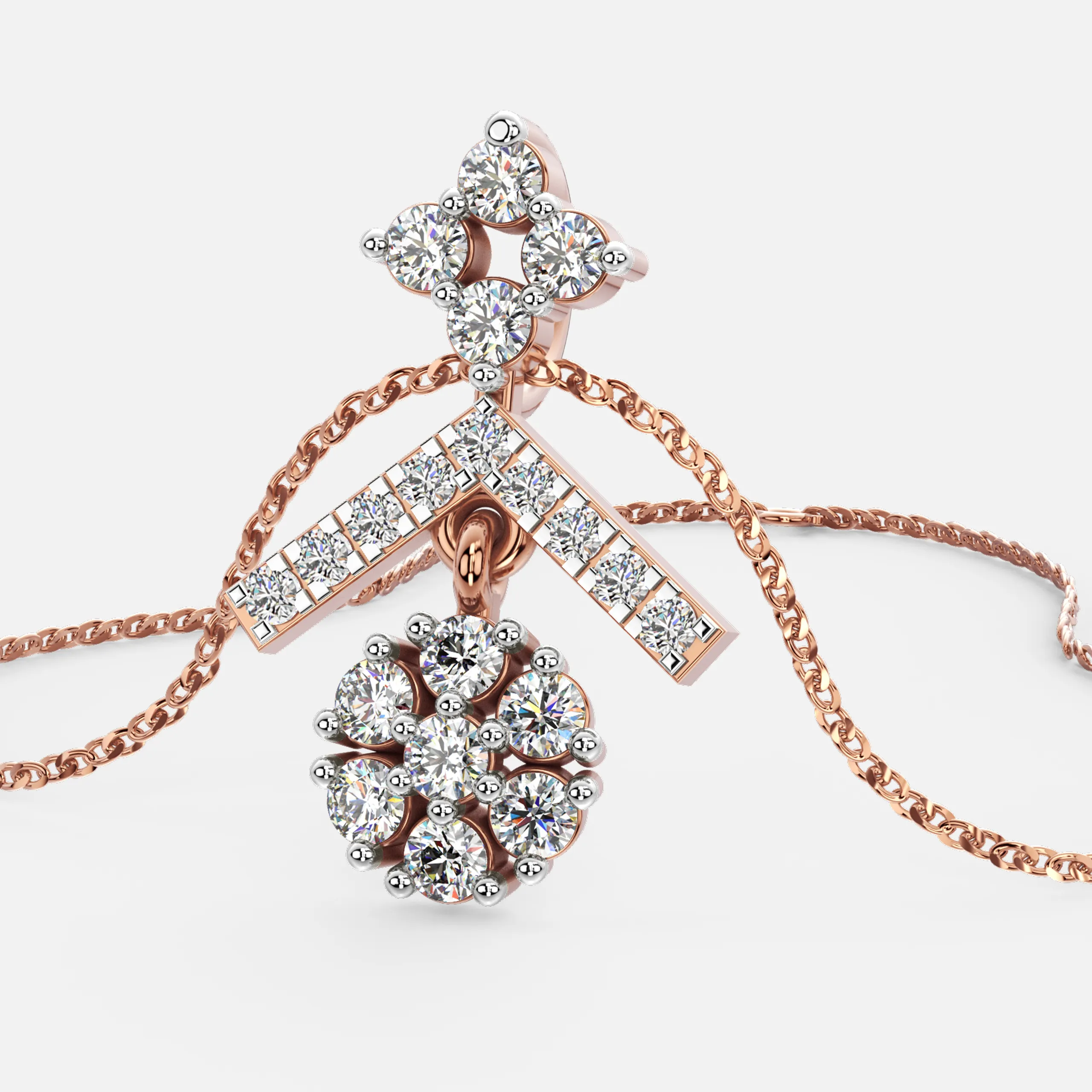 Victorian Grace Diamond Pendant