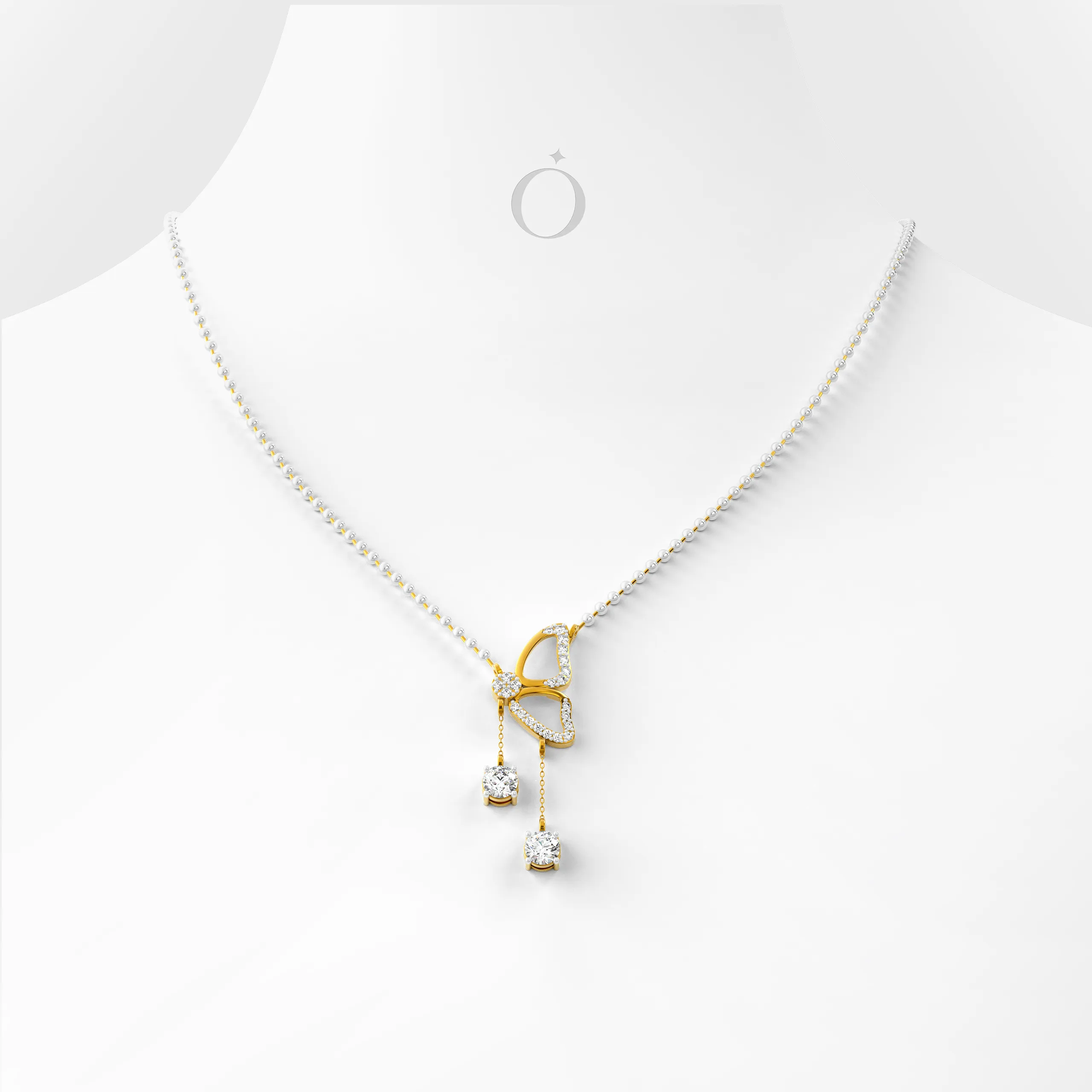 Butterfly Diamond Necklace