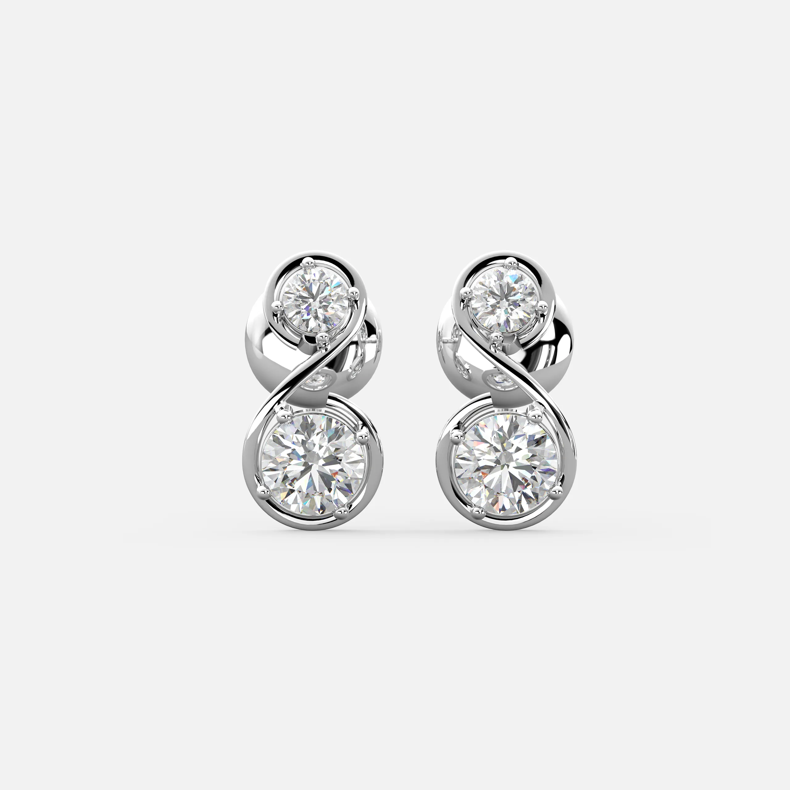 Infinity Twirl Earrings