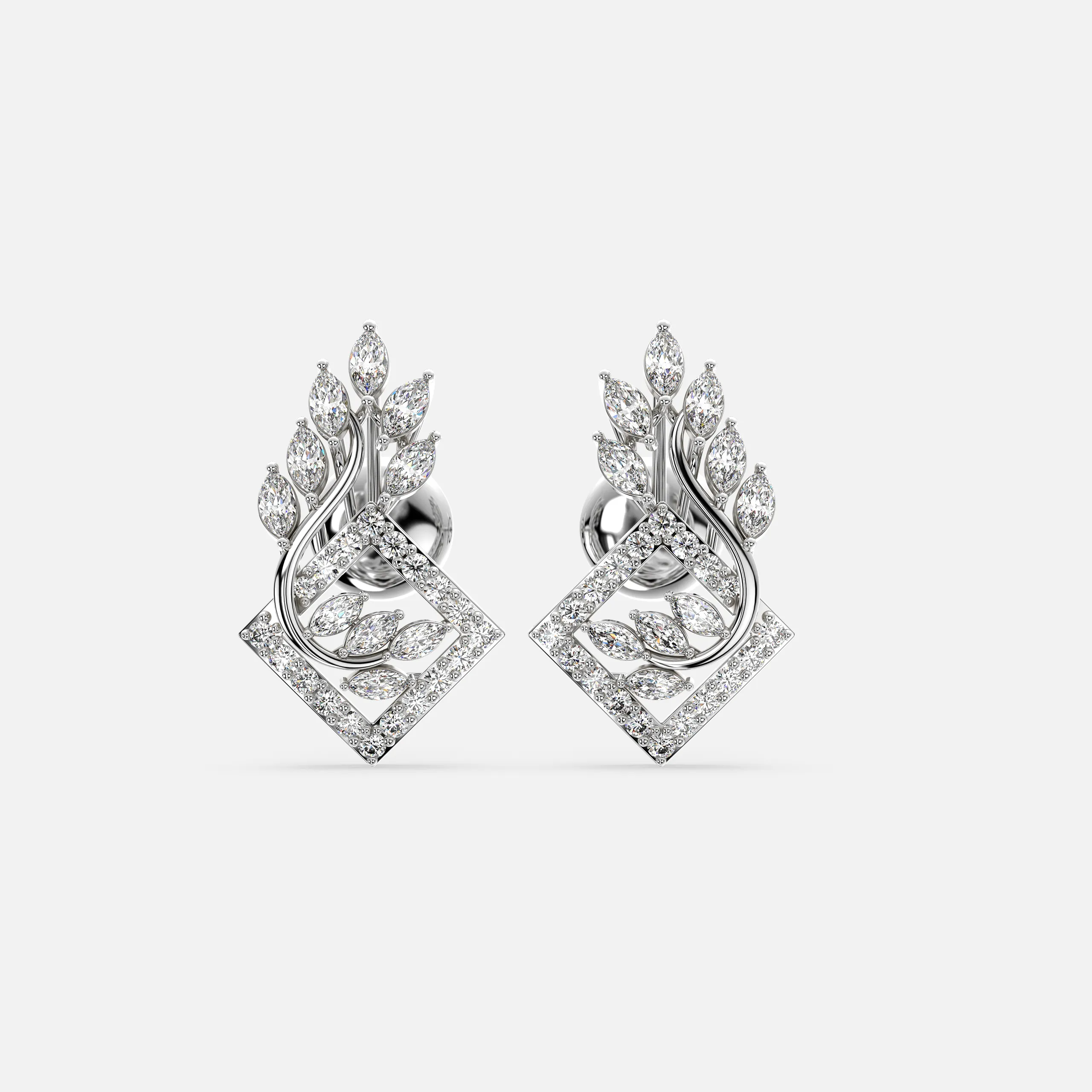 Dewleaf Diamond Earrings