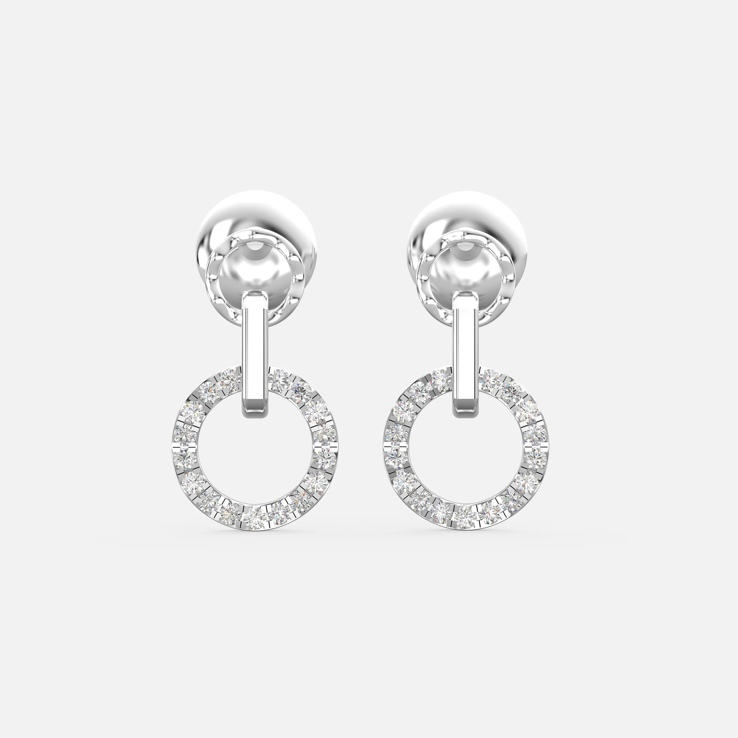 Cirque Halo Drop Earrings