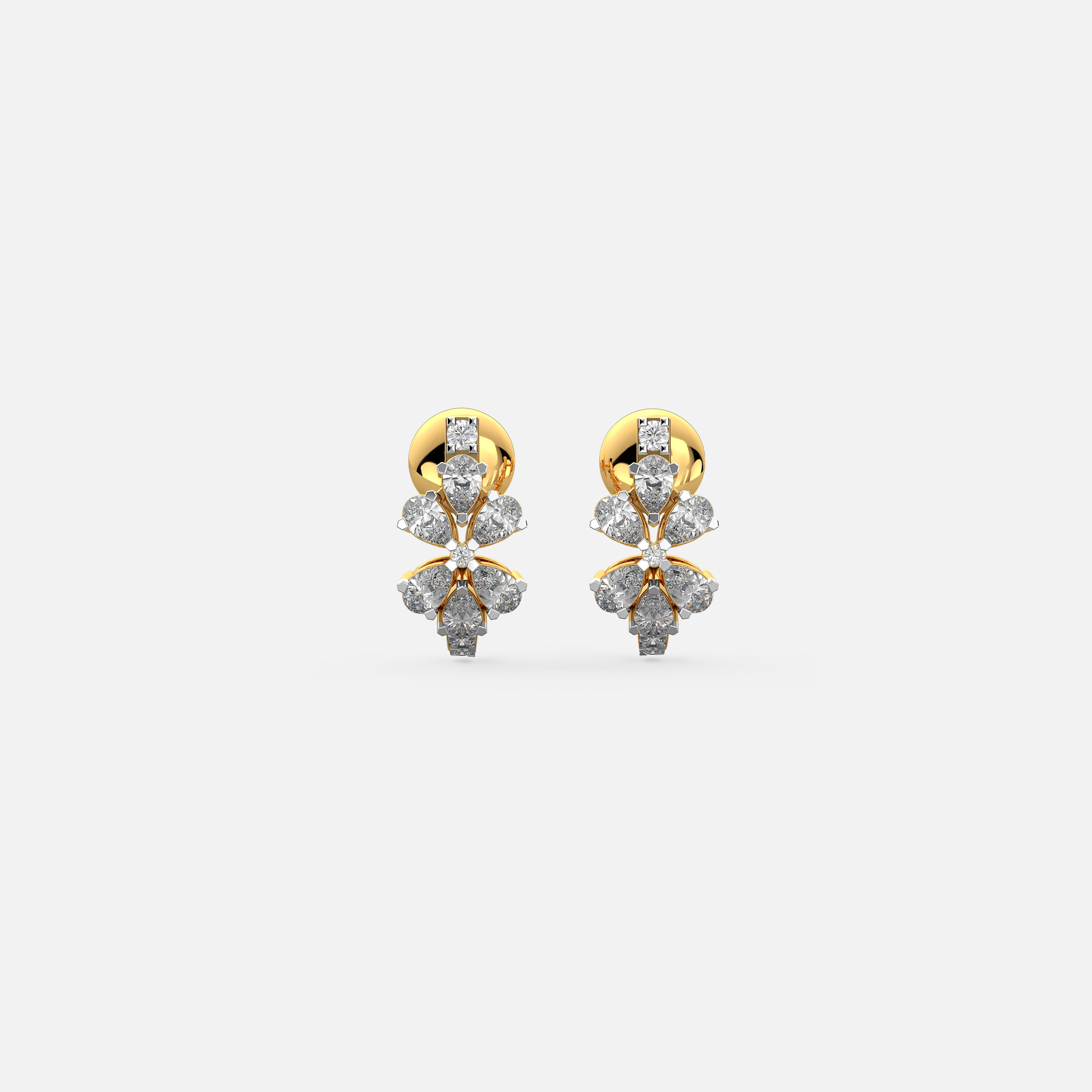 Timeless Floral Diamond Earrings