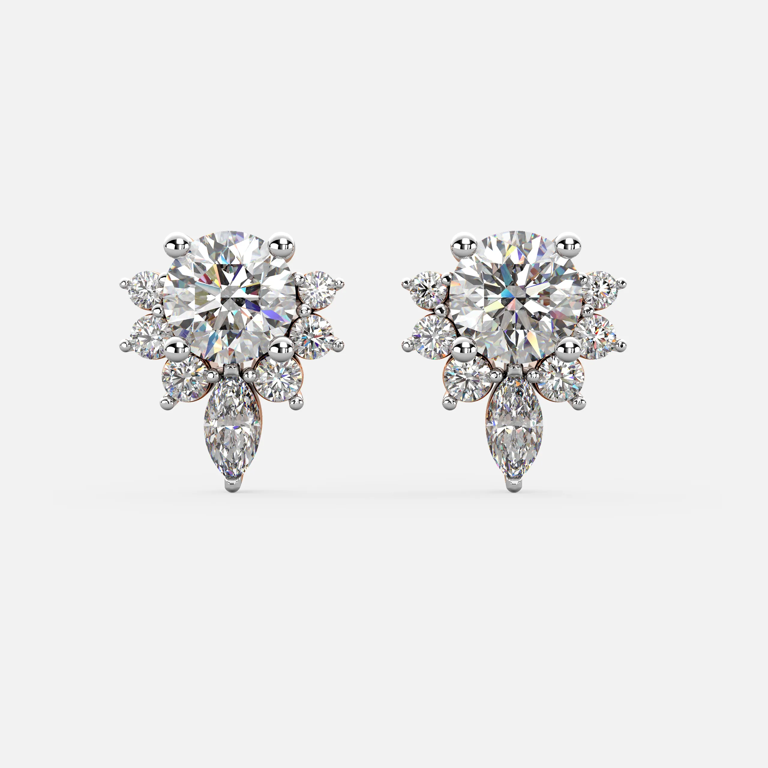 Aurora Bloom Diamond Earrings