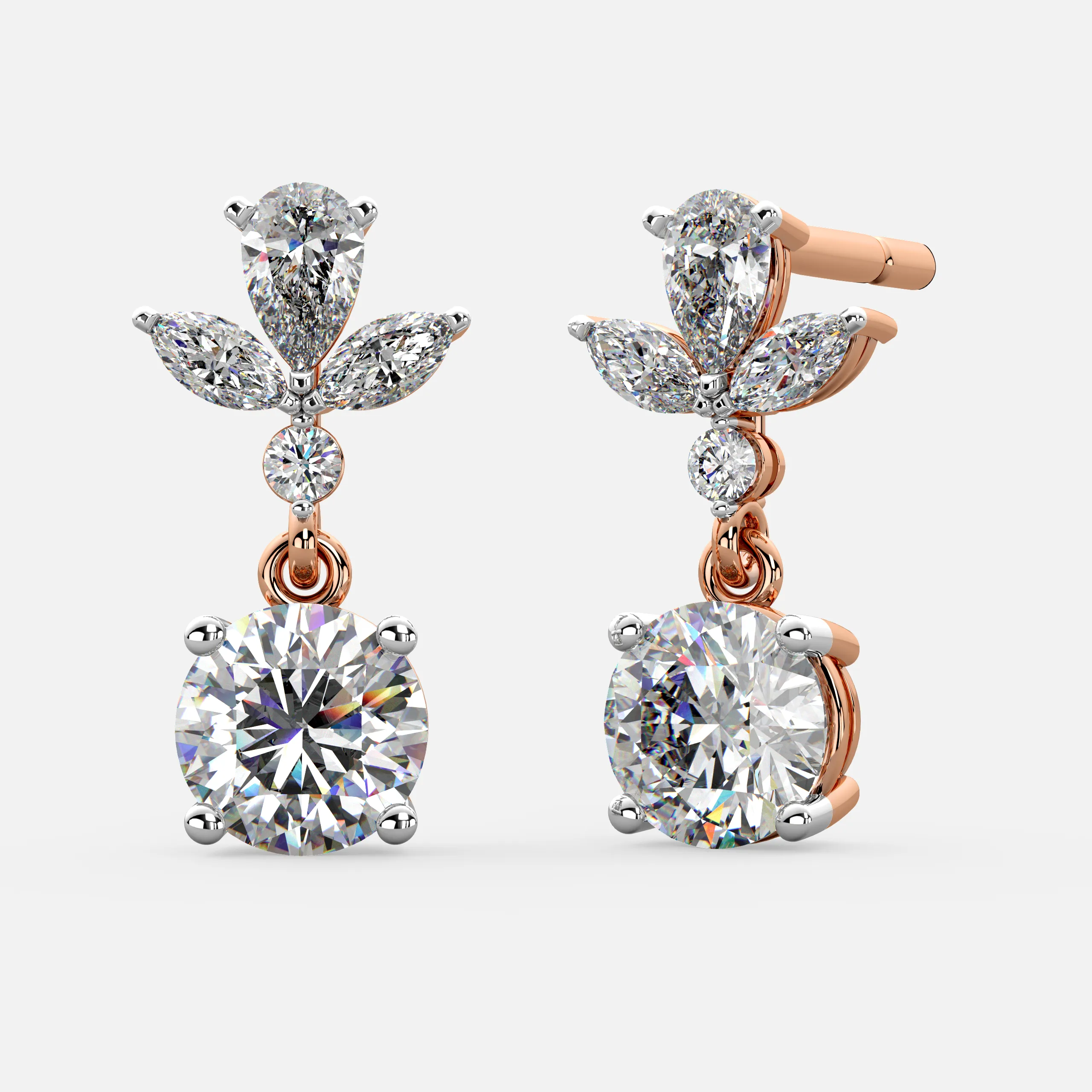 Flora Radiance Diamond Earrings