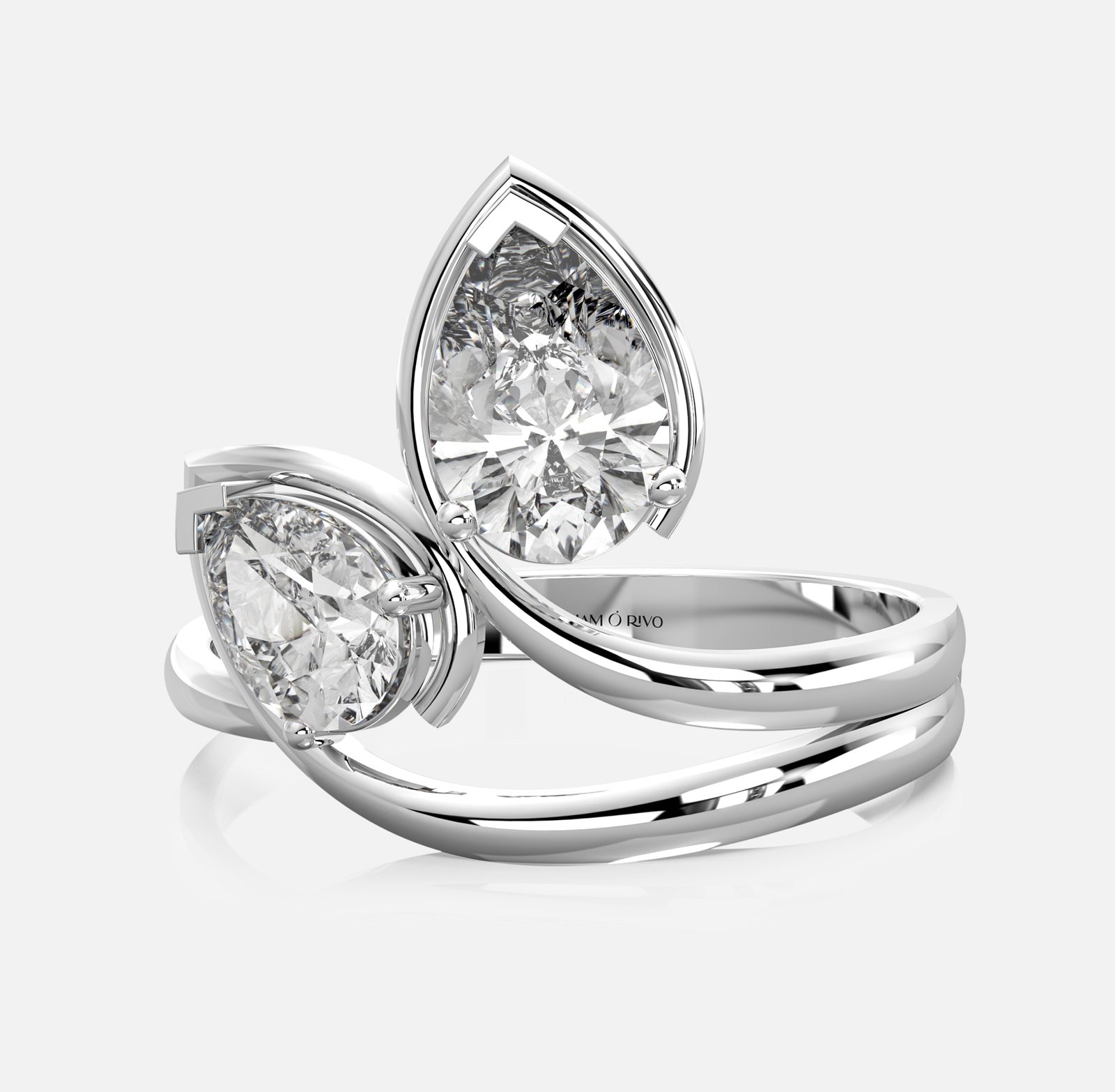 Twisting Vine Diamond Ring