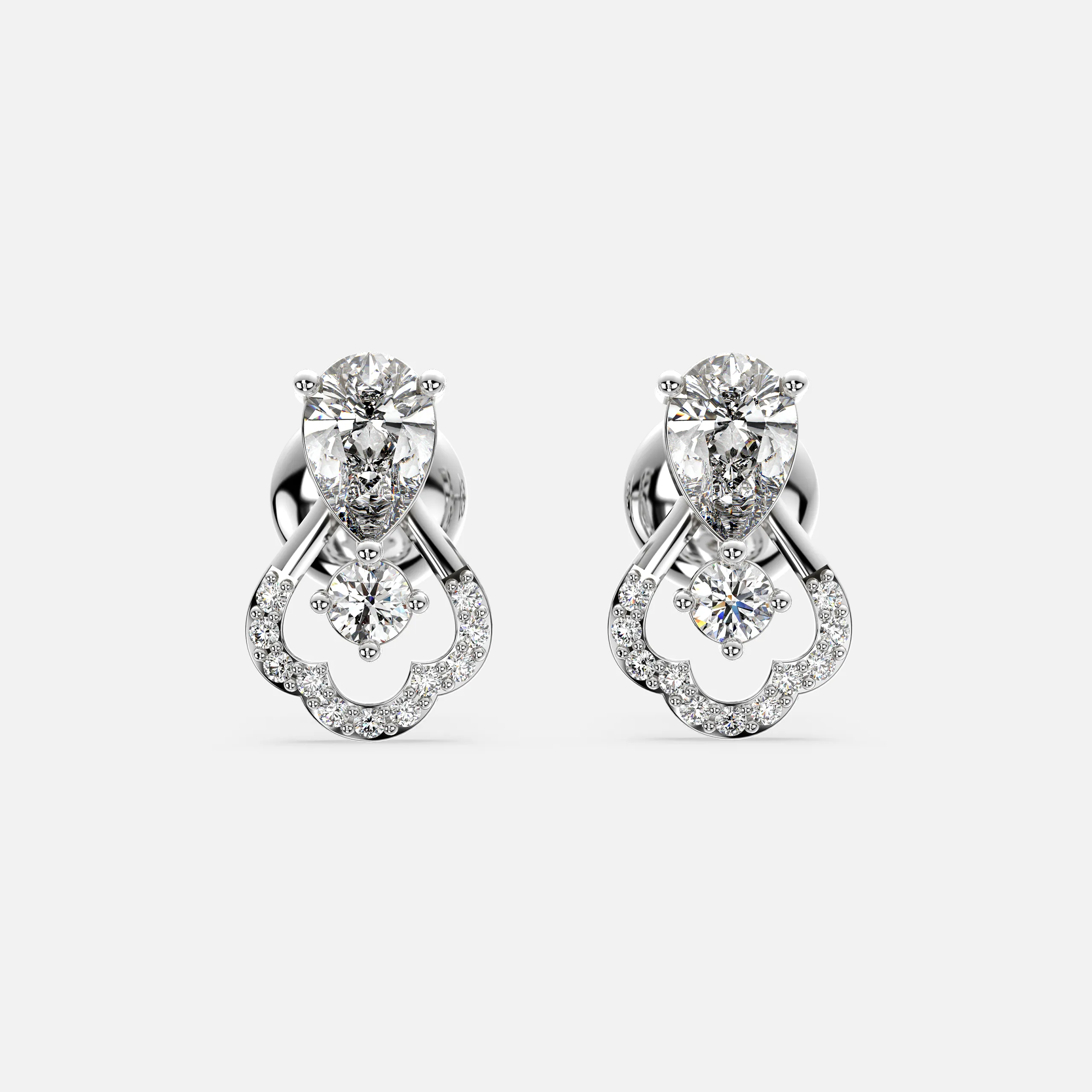 Teardrop Radiance Diamond Earrings