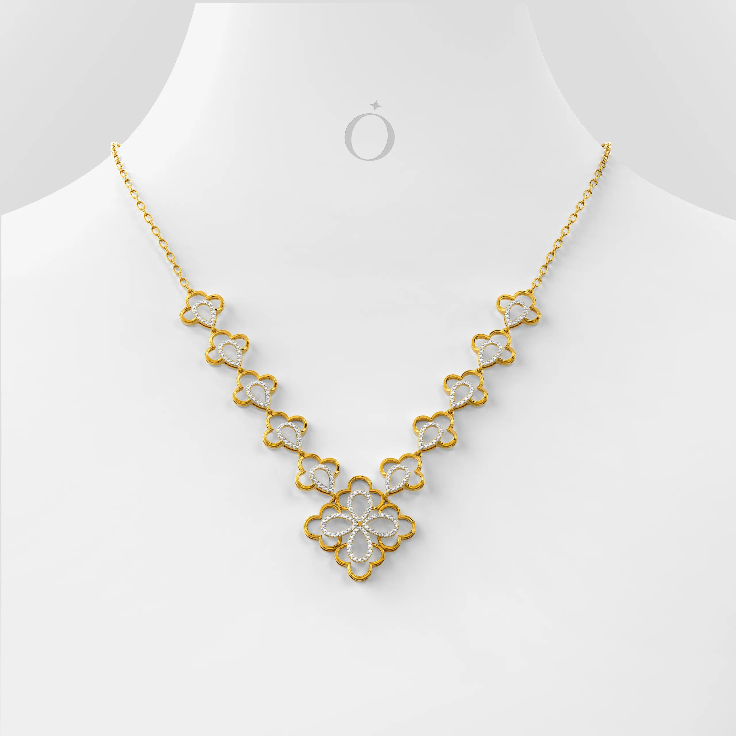Fleuriva Diamond Necklace