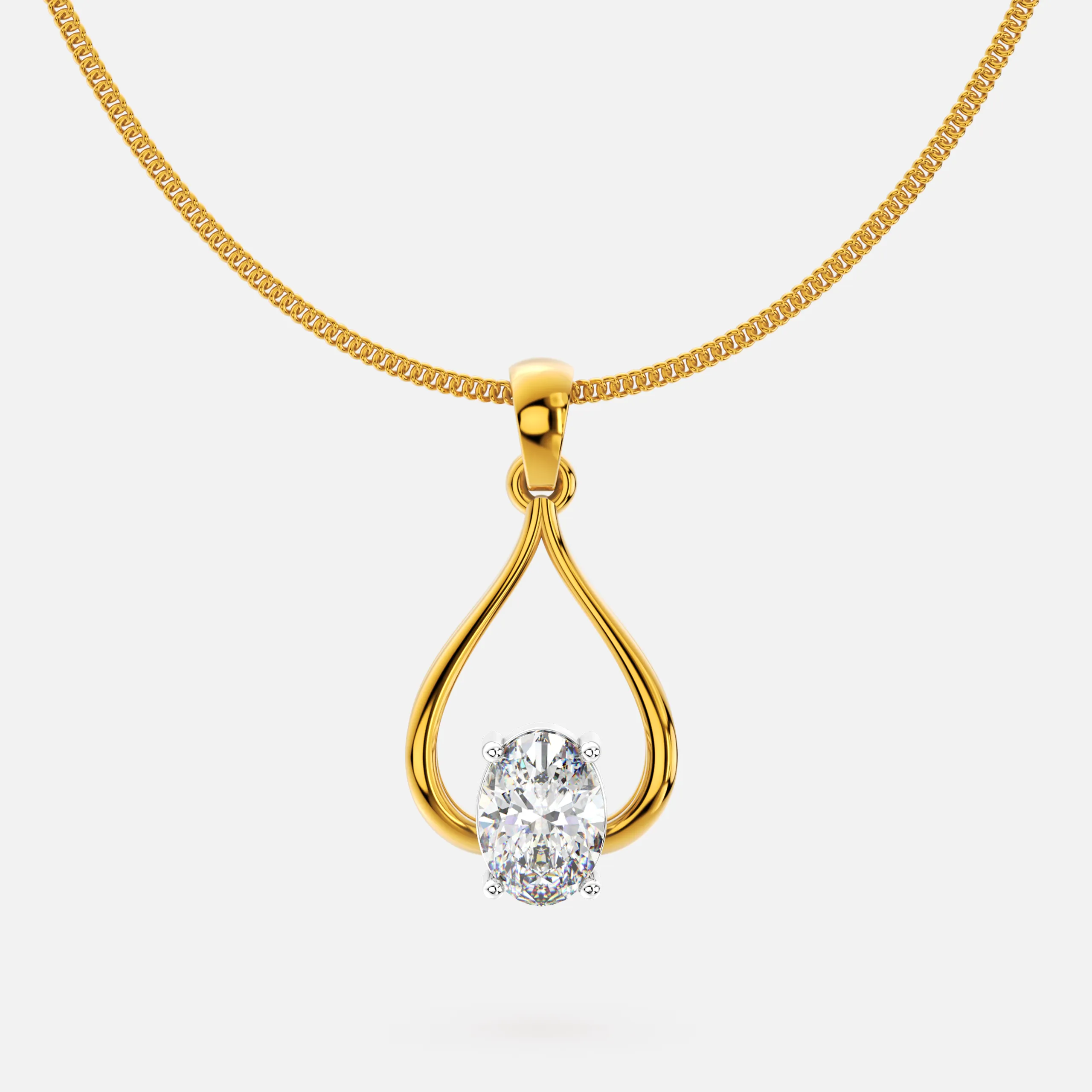 Grace Loop Diamond Pendant