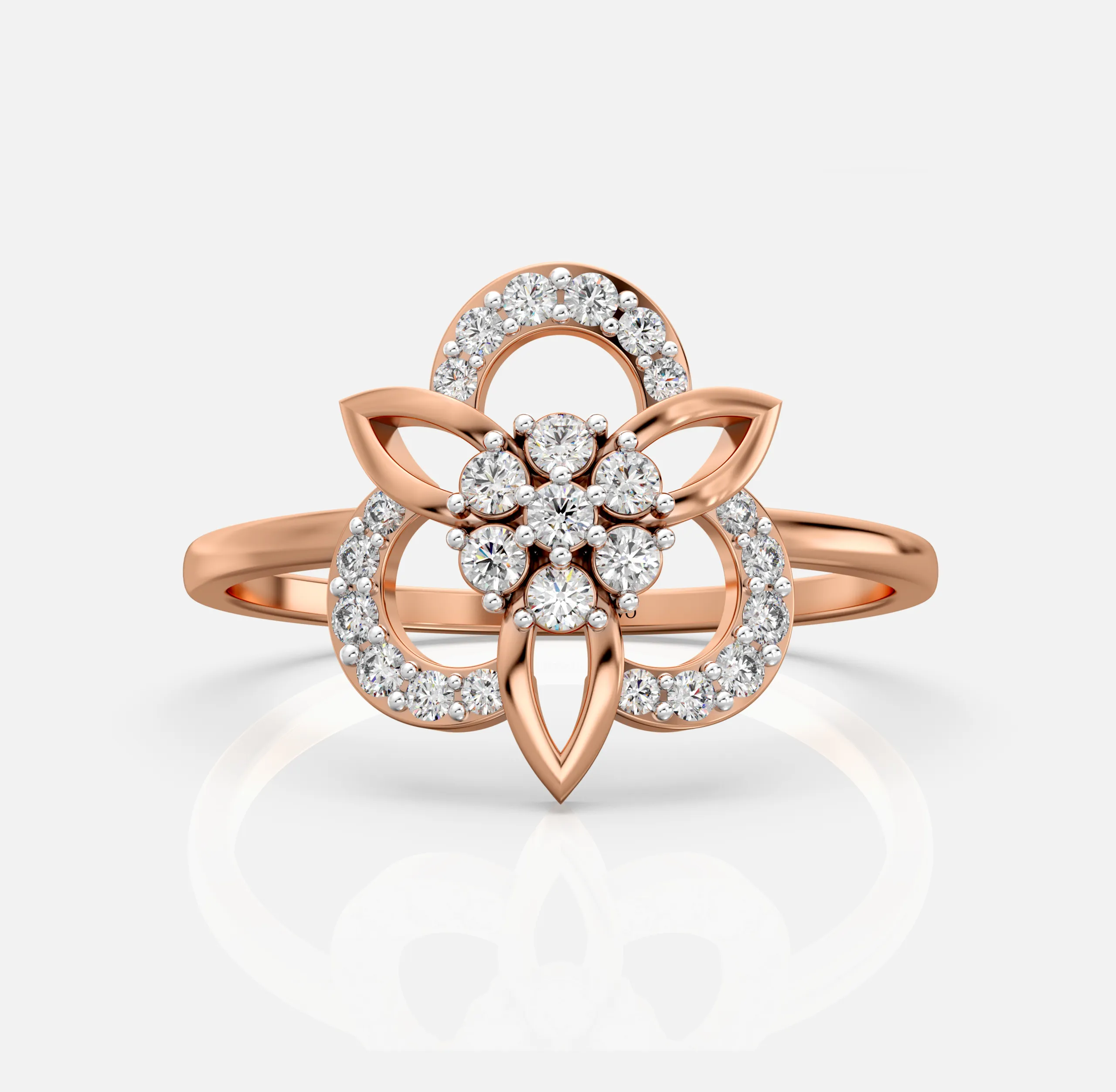 Floral Bloom Diamond Ring