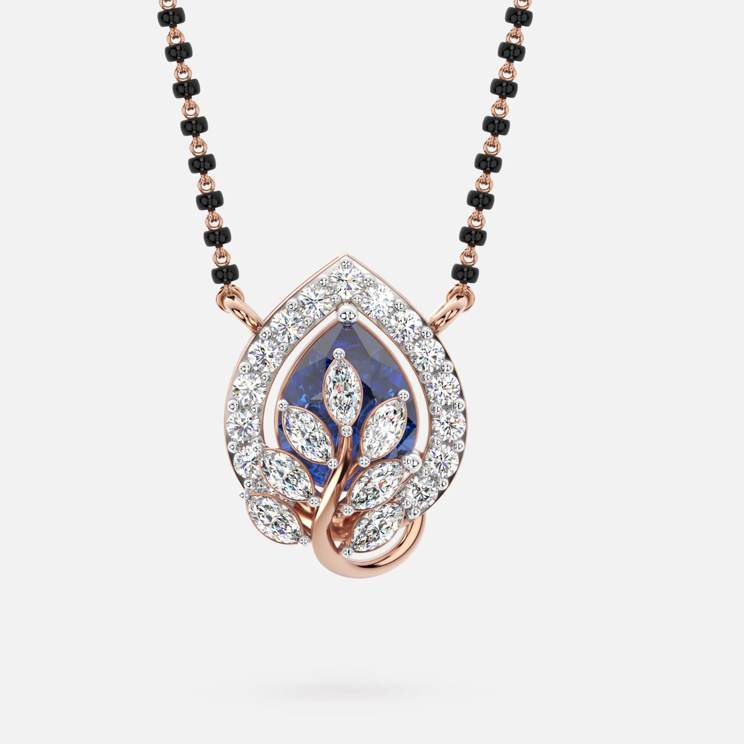 Leafora Diamond Mangalsutra