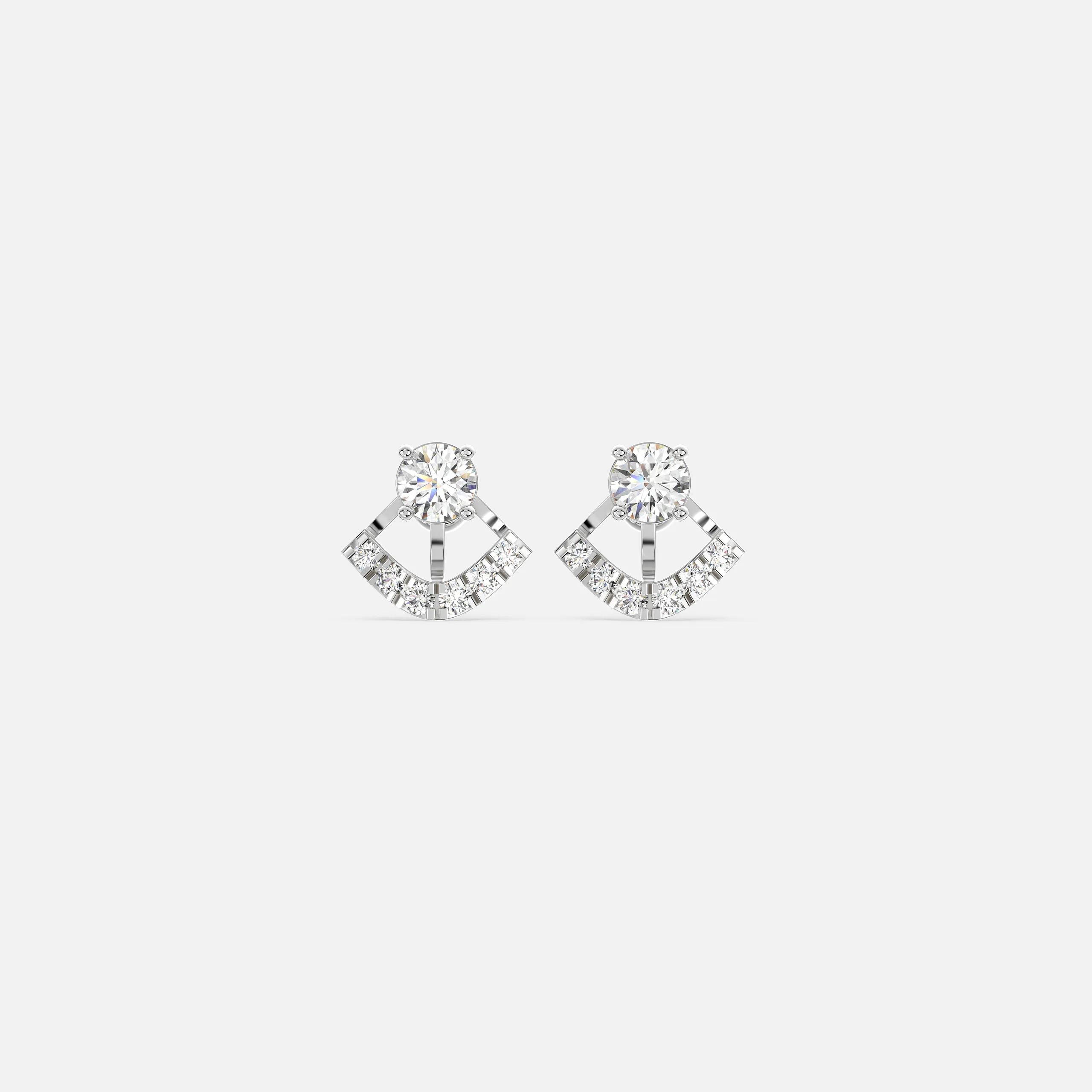 Celeste Arc Diamond Earrings
