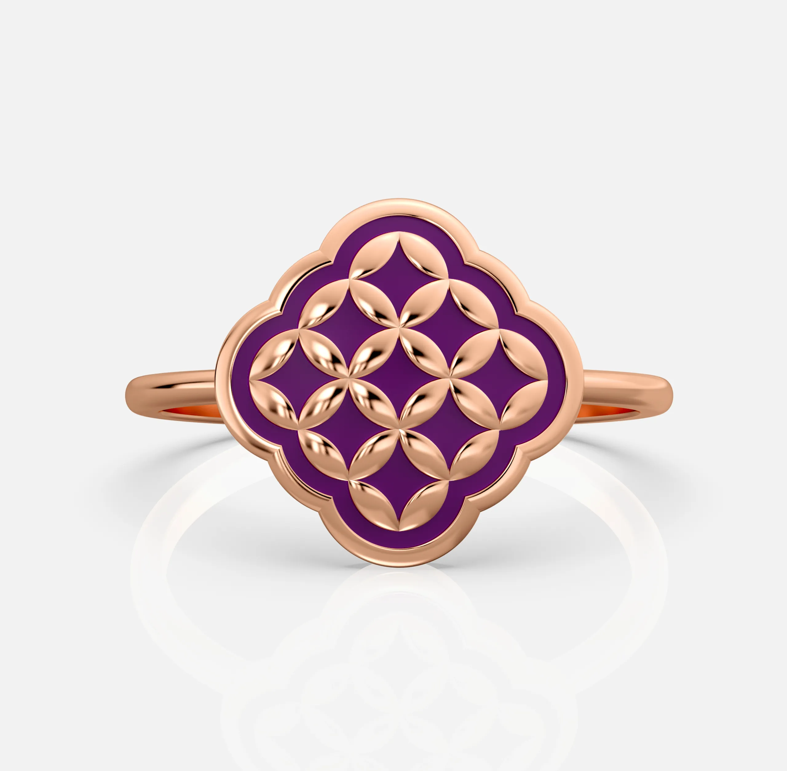 Velora Lattice Bloom Ring