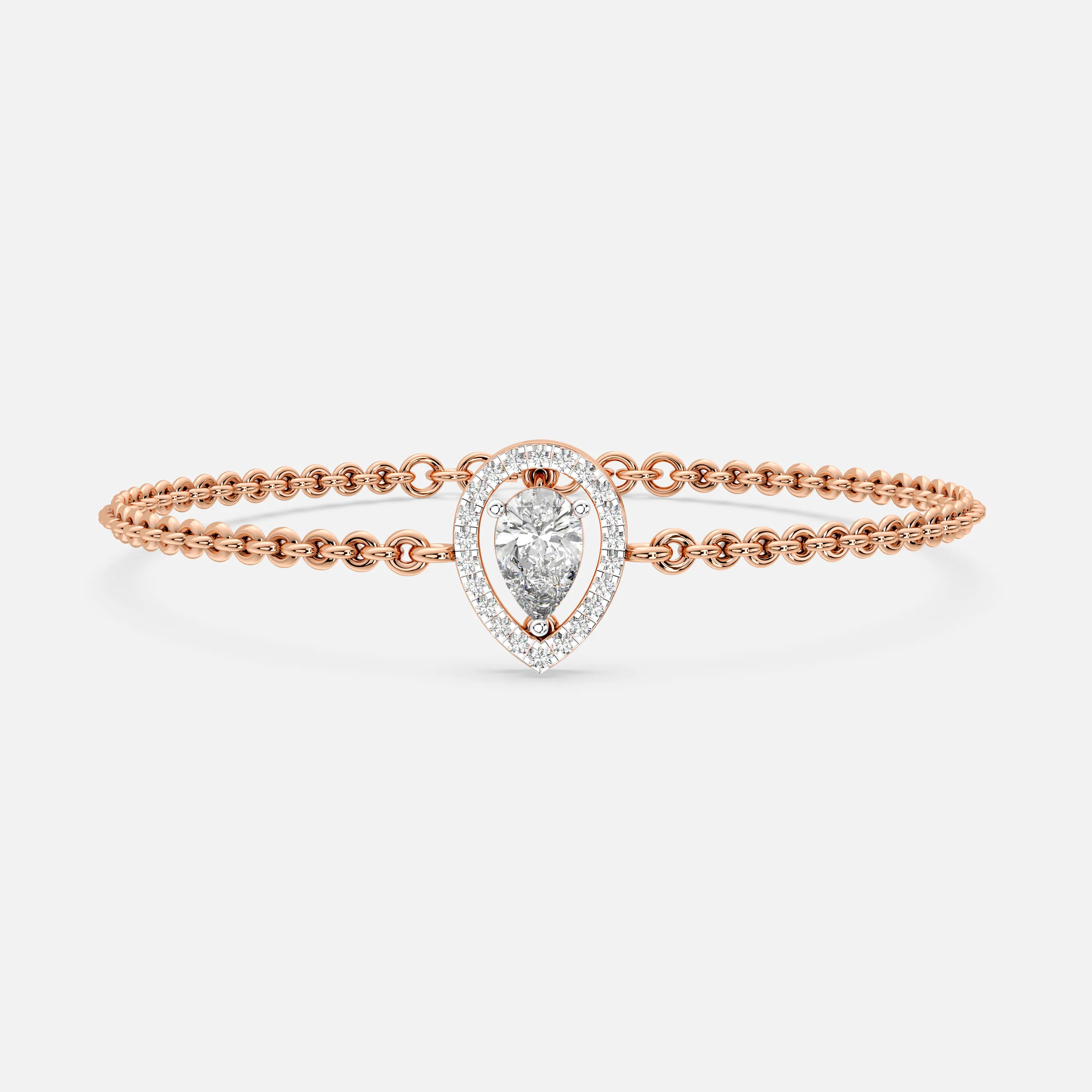 Regal Emerald-Cut Diamond Bracelet