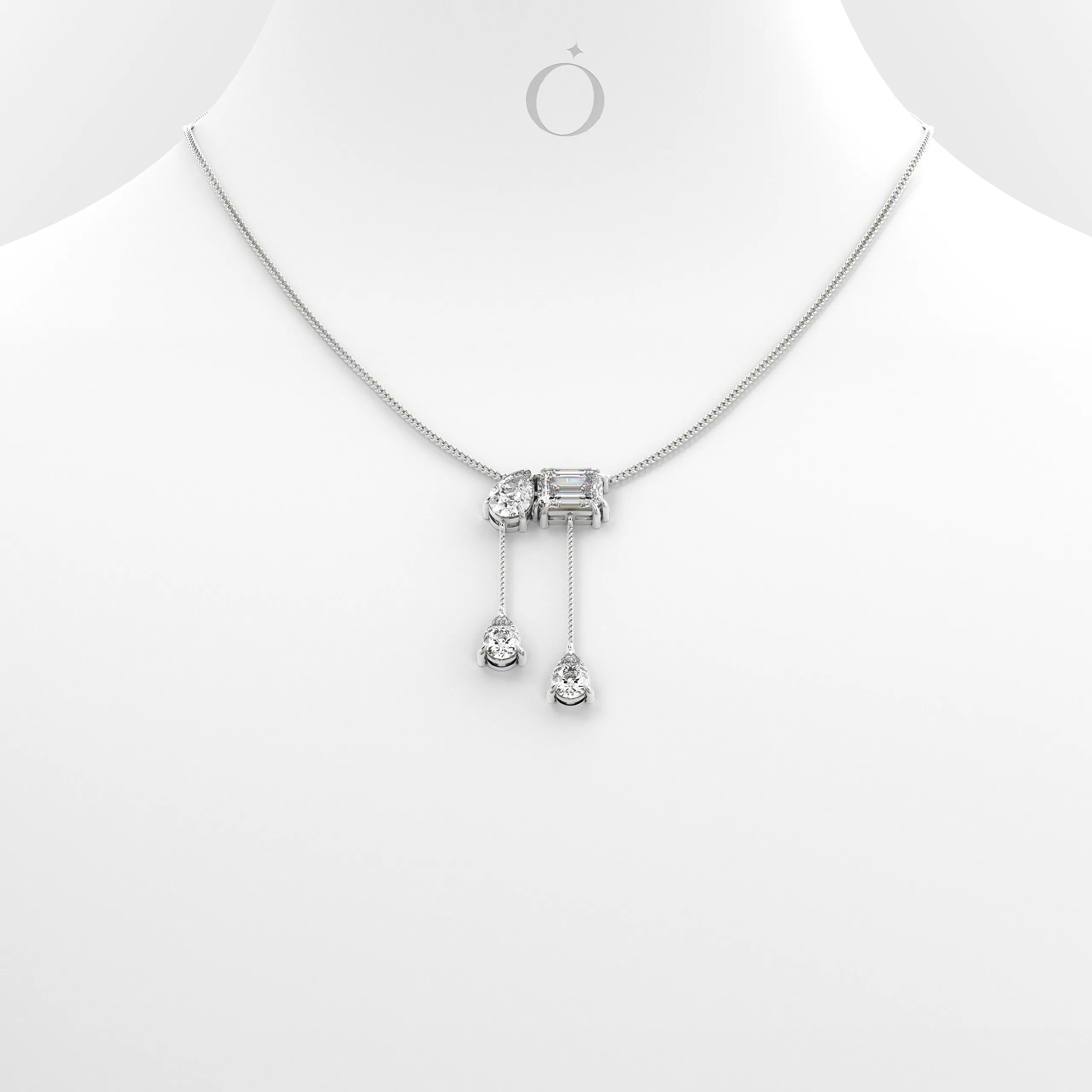 Duo Drape Necklace