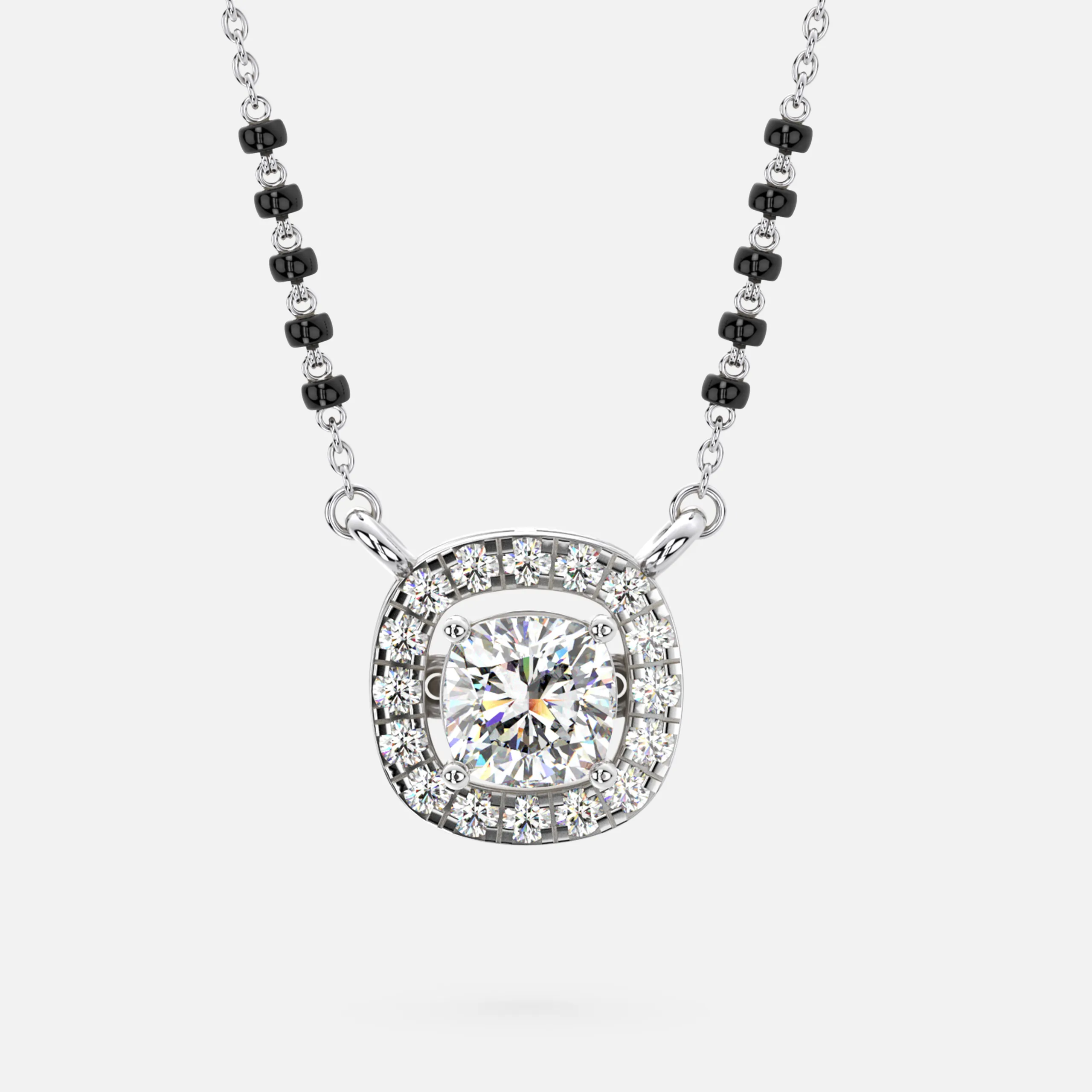 Radiant Cushion Mangalsutra