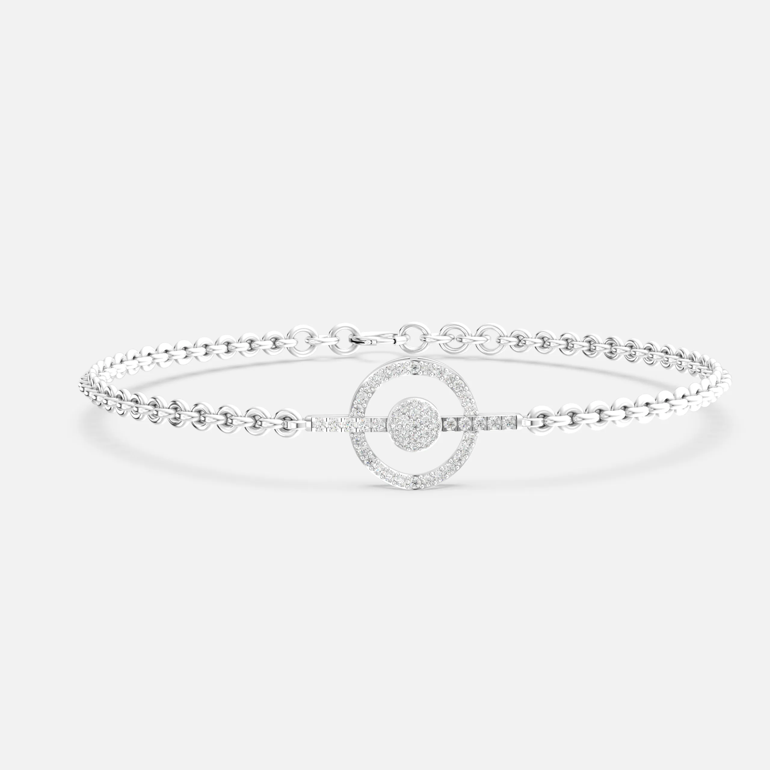 Circular Diamond Bracelet