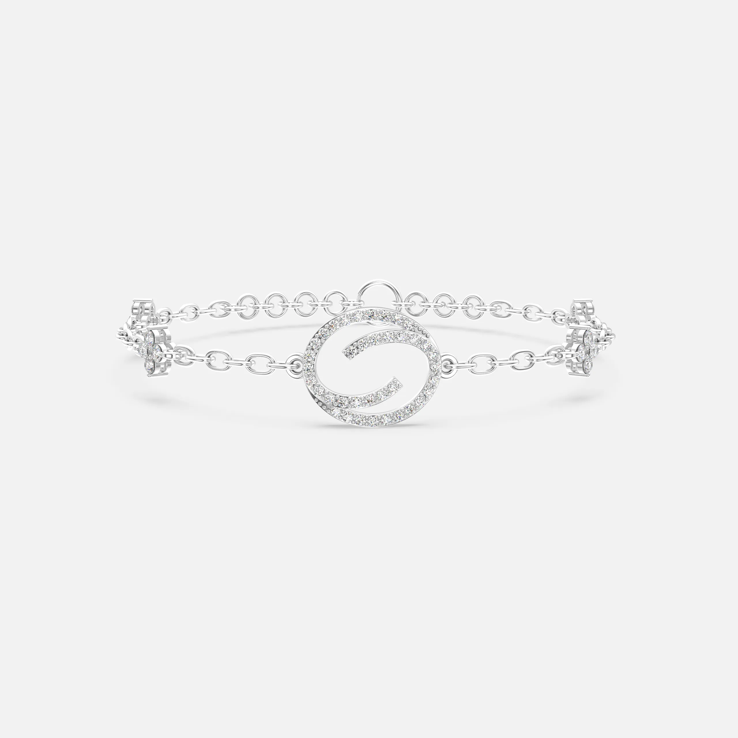 Eterna Loop Diamond Bracelet
