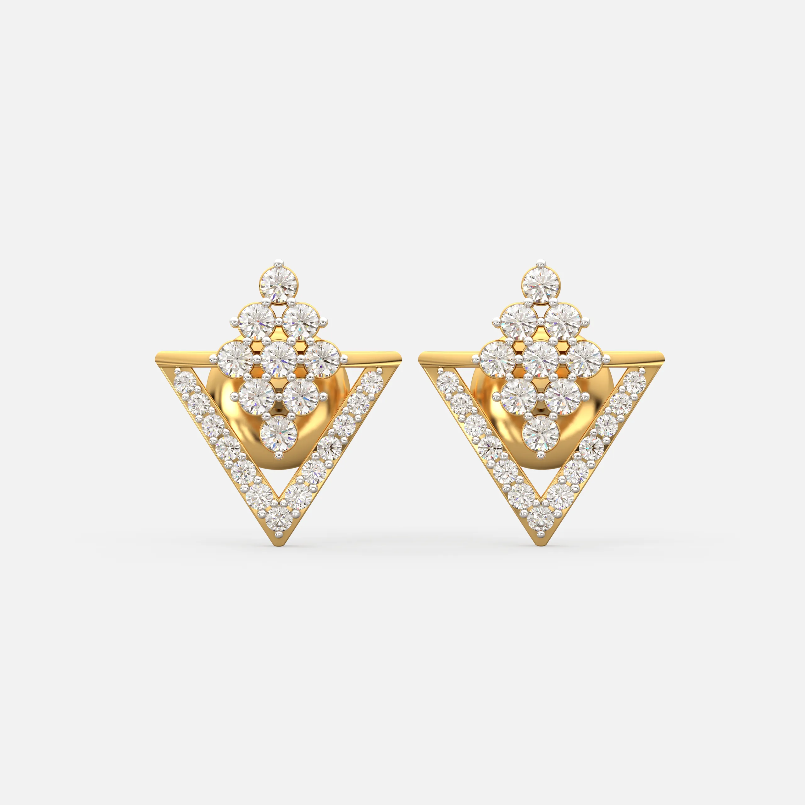 Radiant Delta Earrings