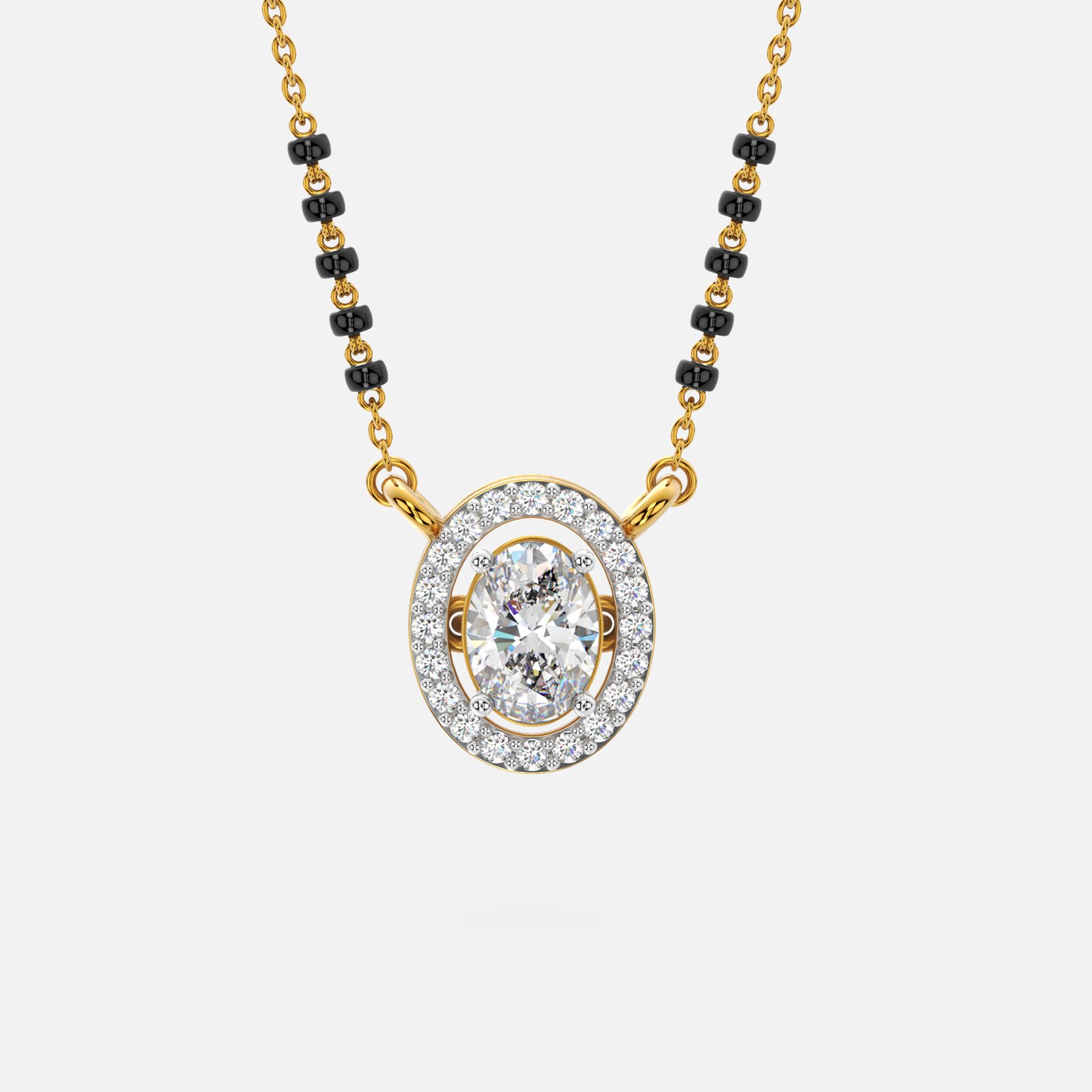 Oval Radiance Mangalsutra