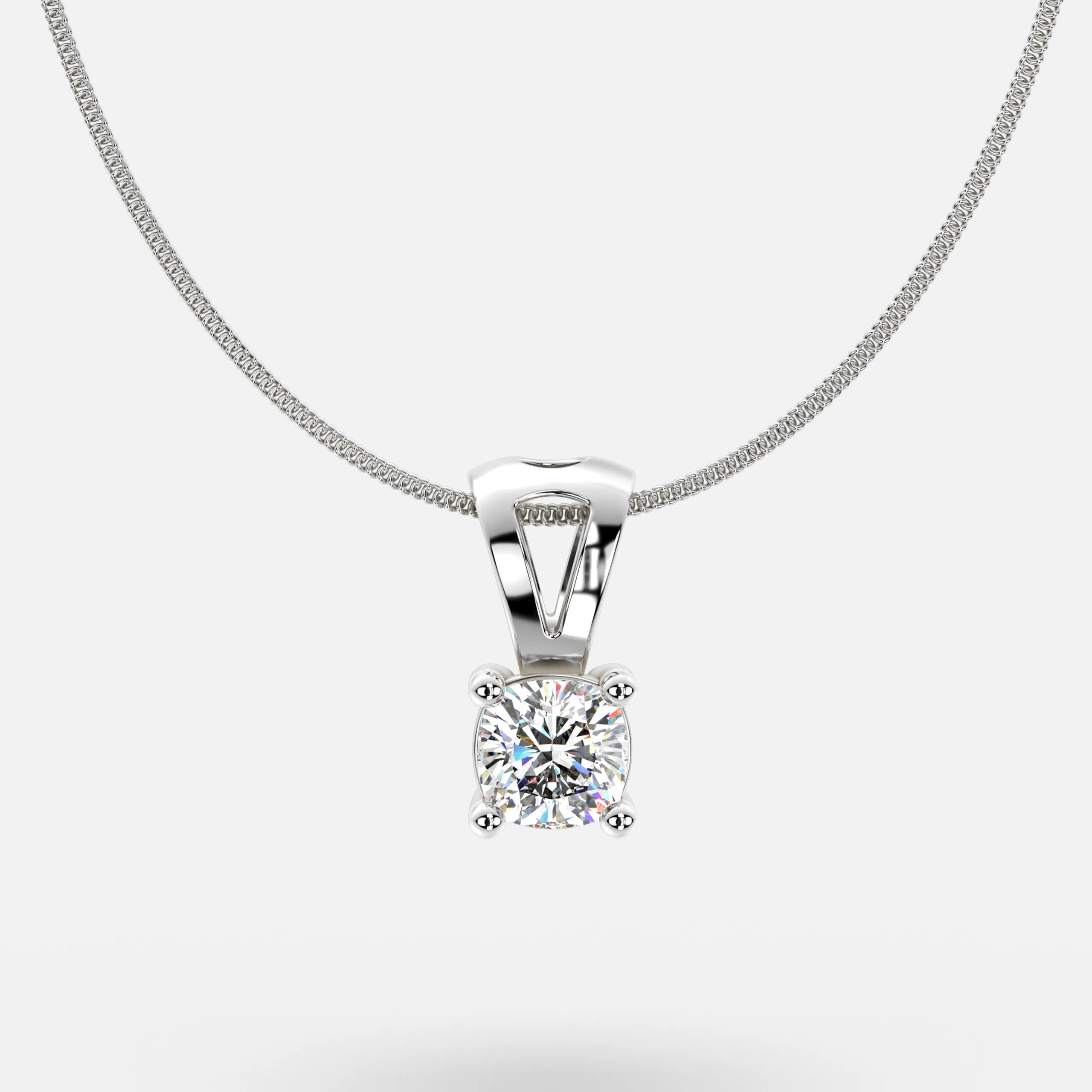 Petal Core Diamond Pendant