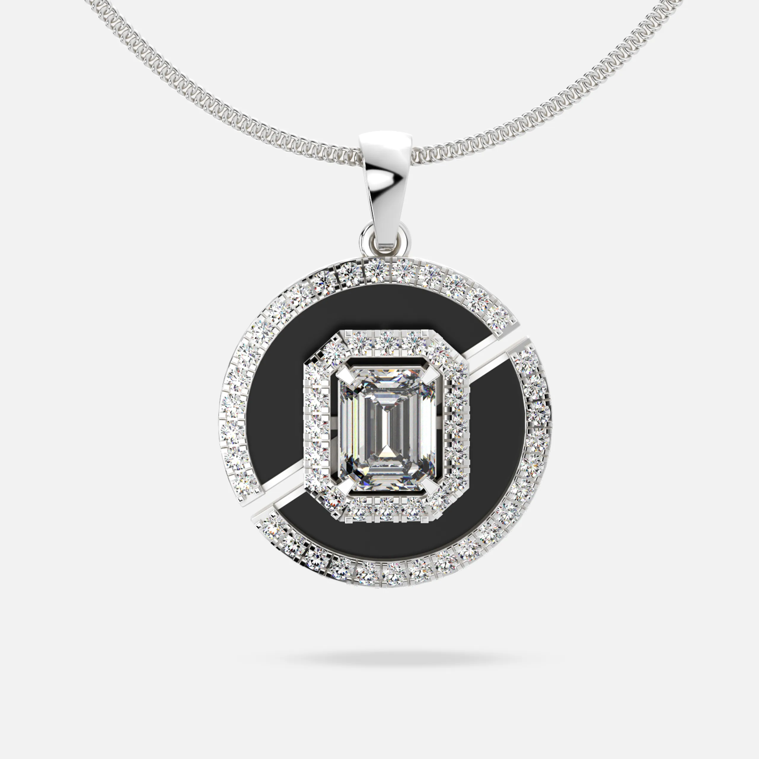 Artistic Diamond Pendant