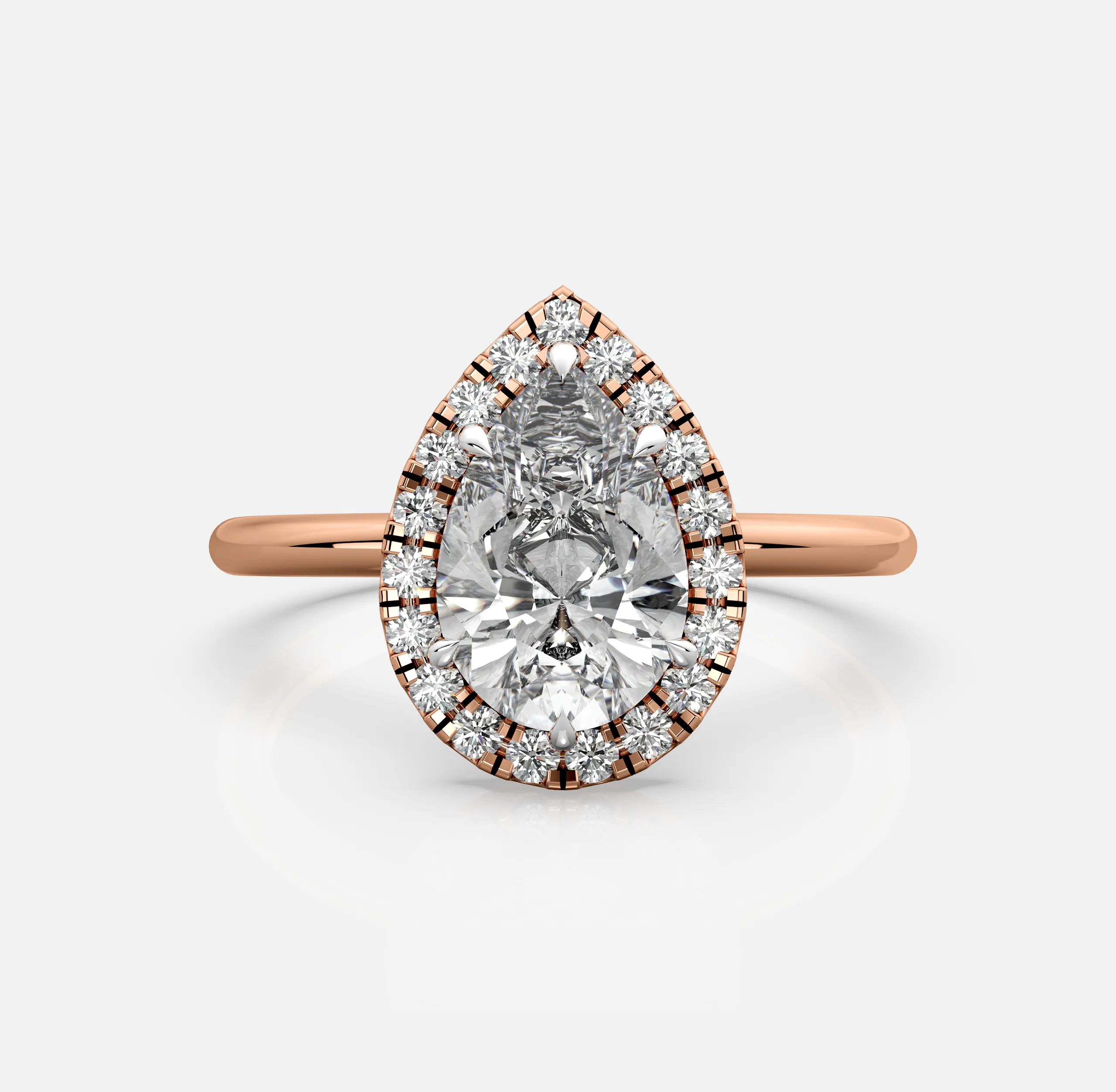Astria Pear Ring