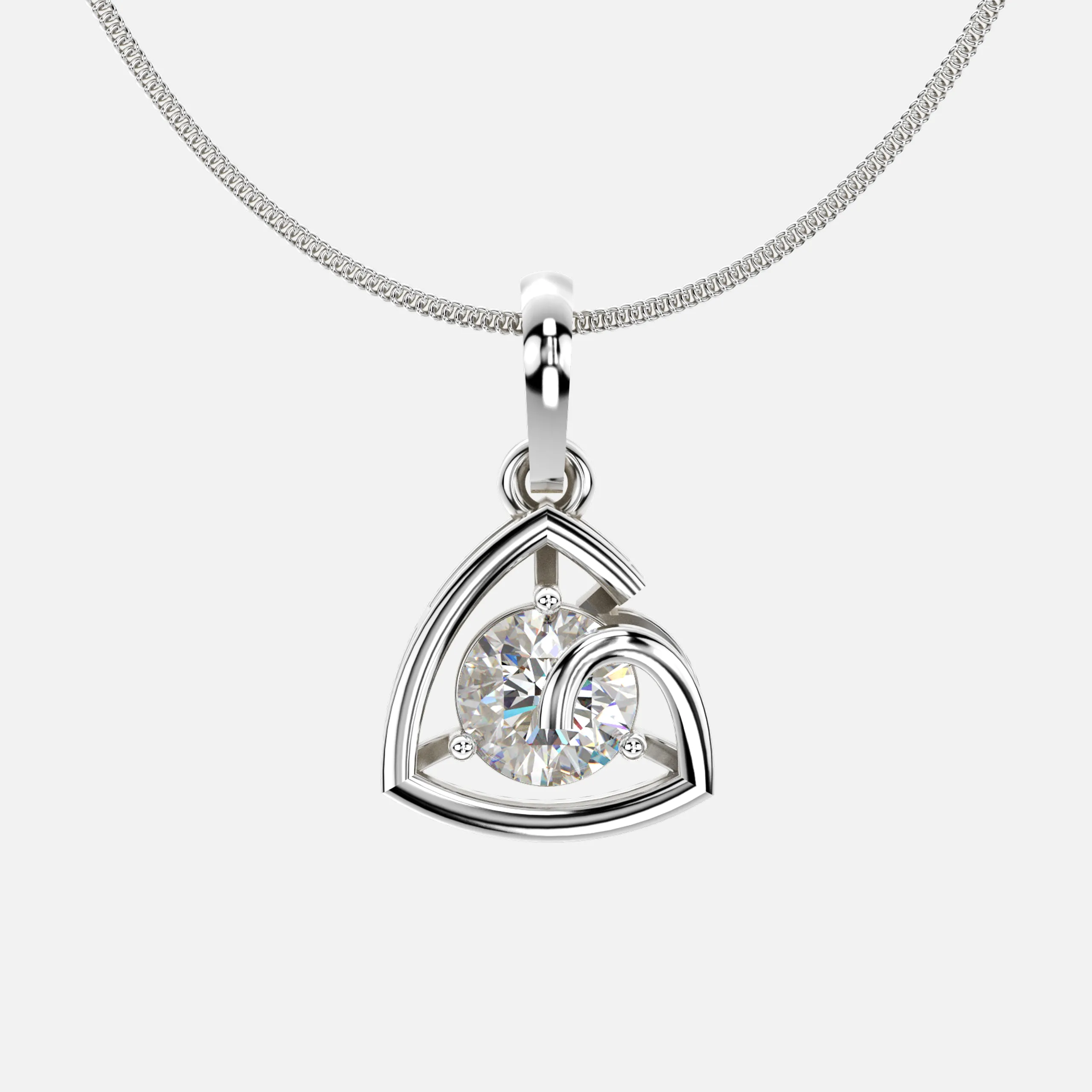 Sparkle Embrace Diamond Pendant