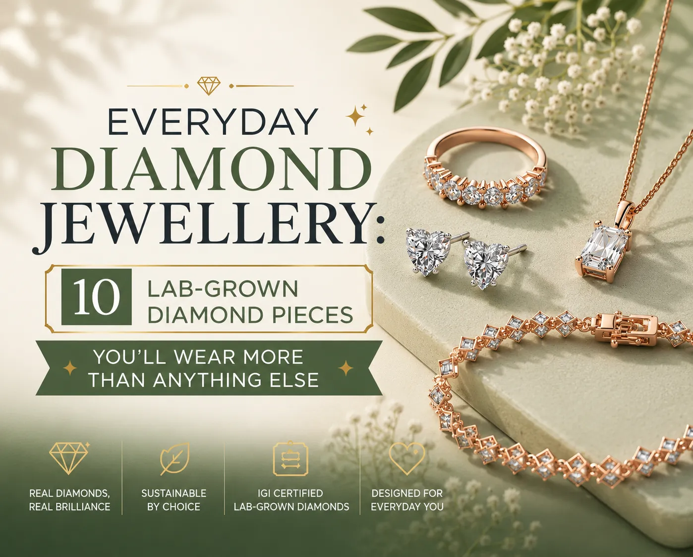 EVERYDAY DIAMOND JEWELLERY: 10 LAB-GROWN DIAMOND PIECES YOU'LL WEAR MORE THAN ANYTHING ELSE