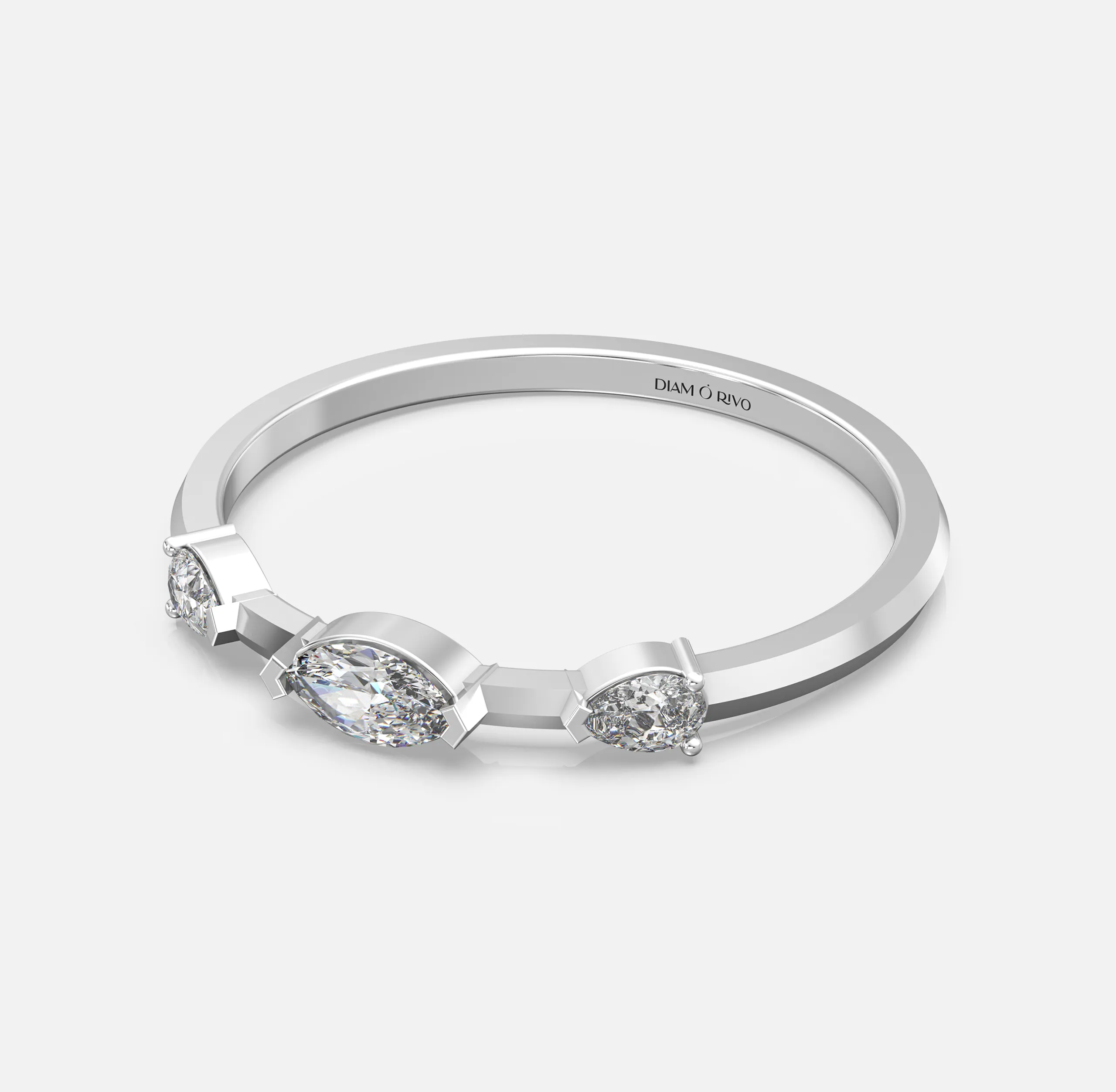 Marquise Center Pear Ring