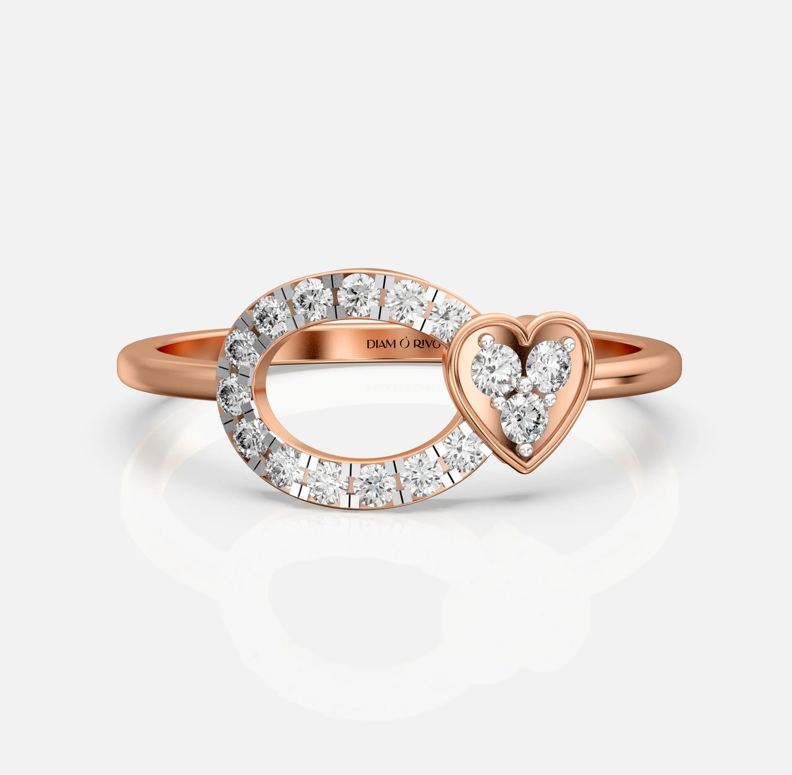 Eternal Heart Loop Ring