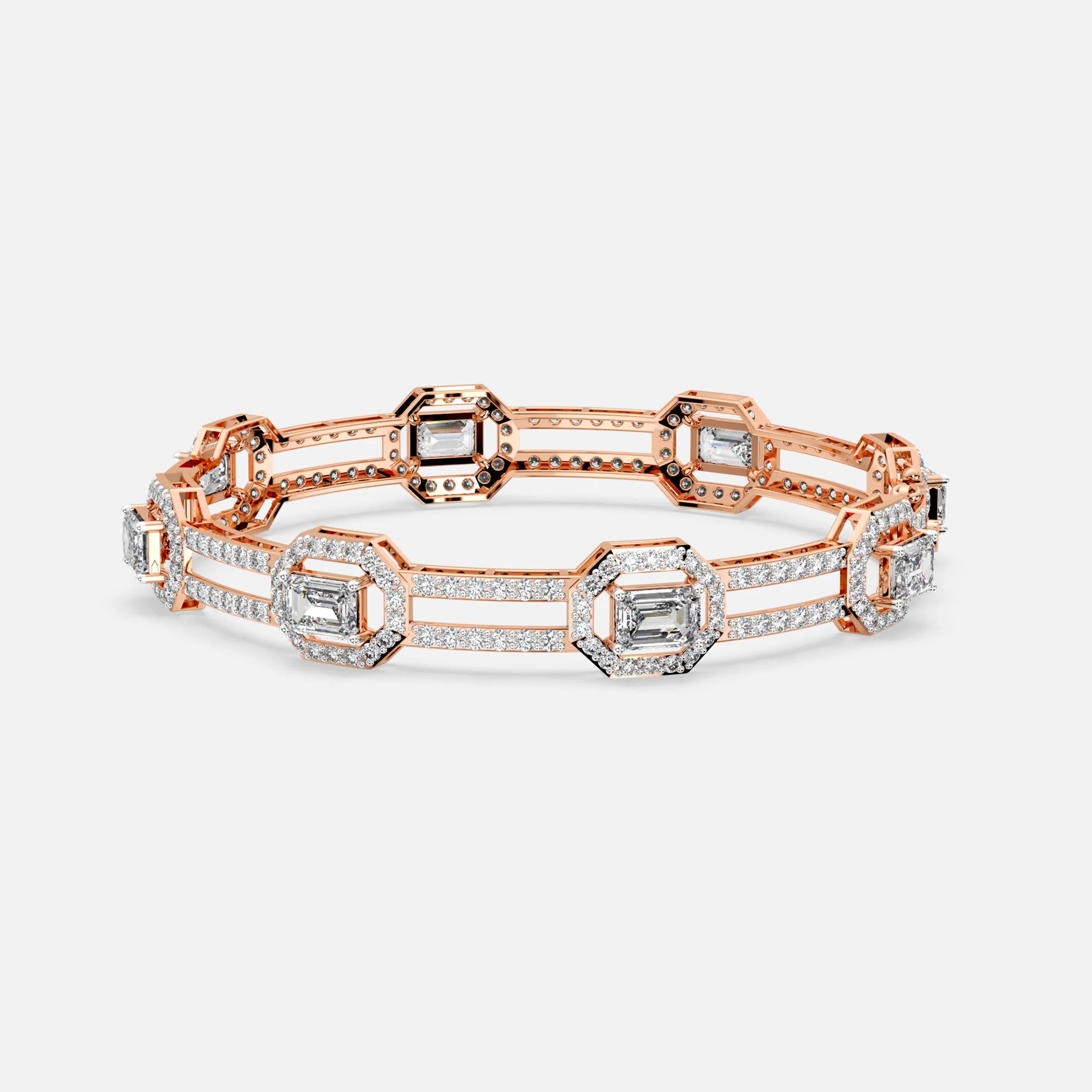 Modern Emerald Bracelet