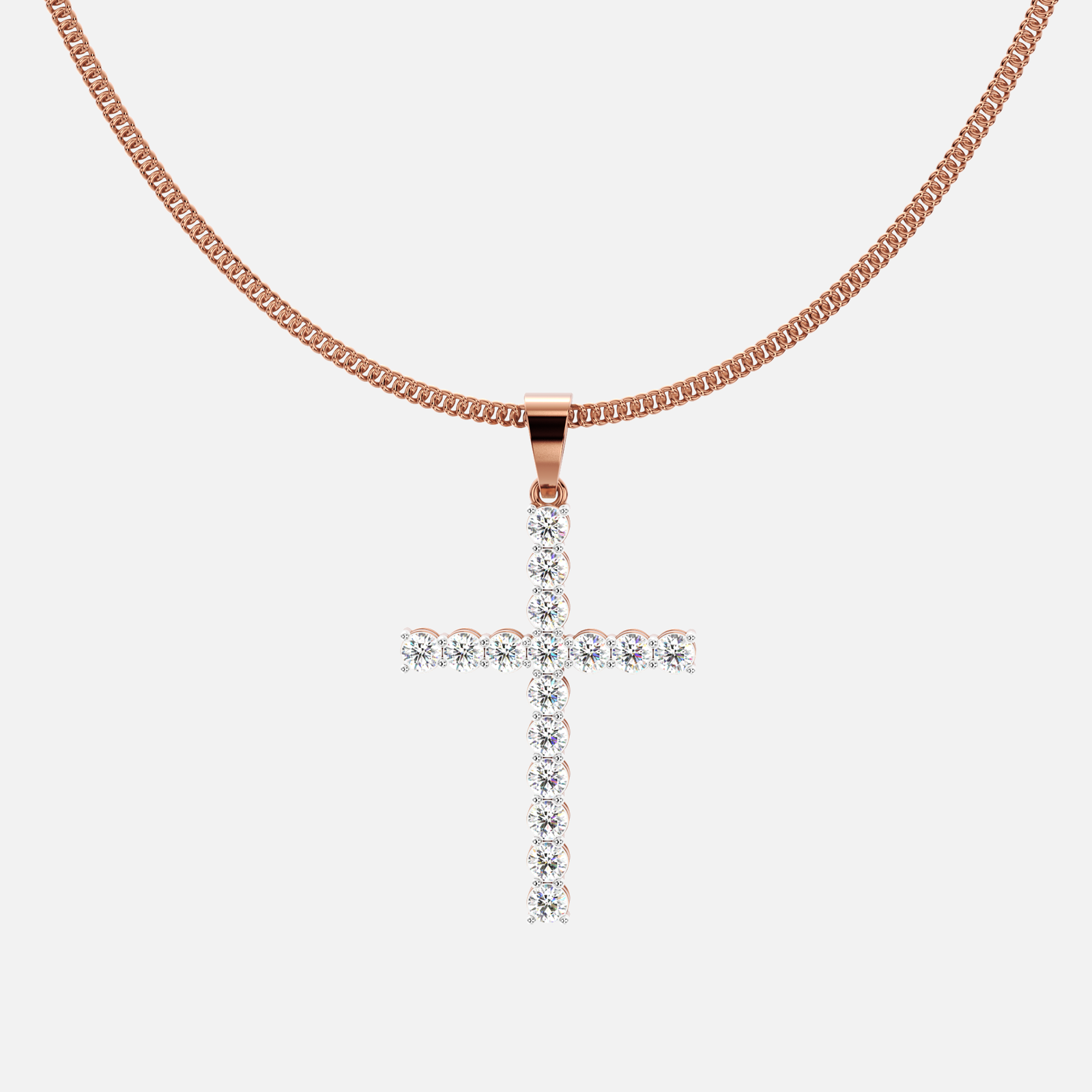 Divine Diamond Cross Pendant