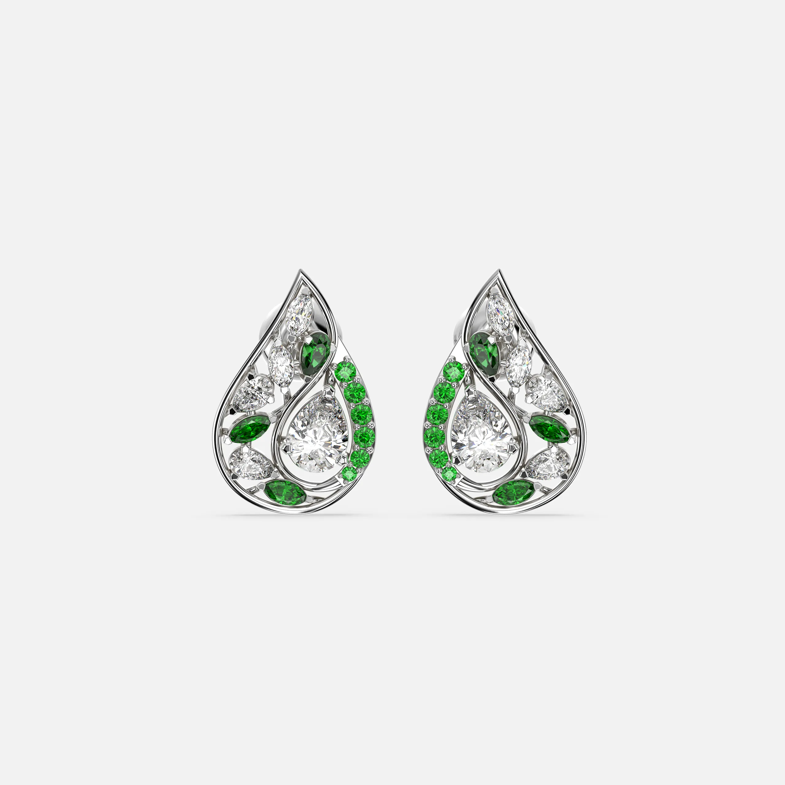 Starlit Leaf Earrings