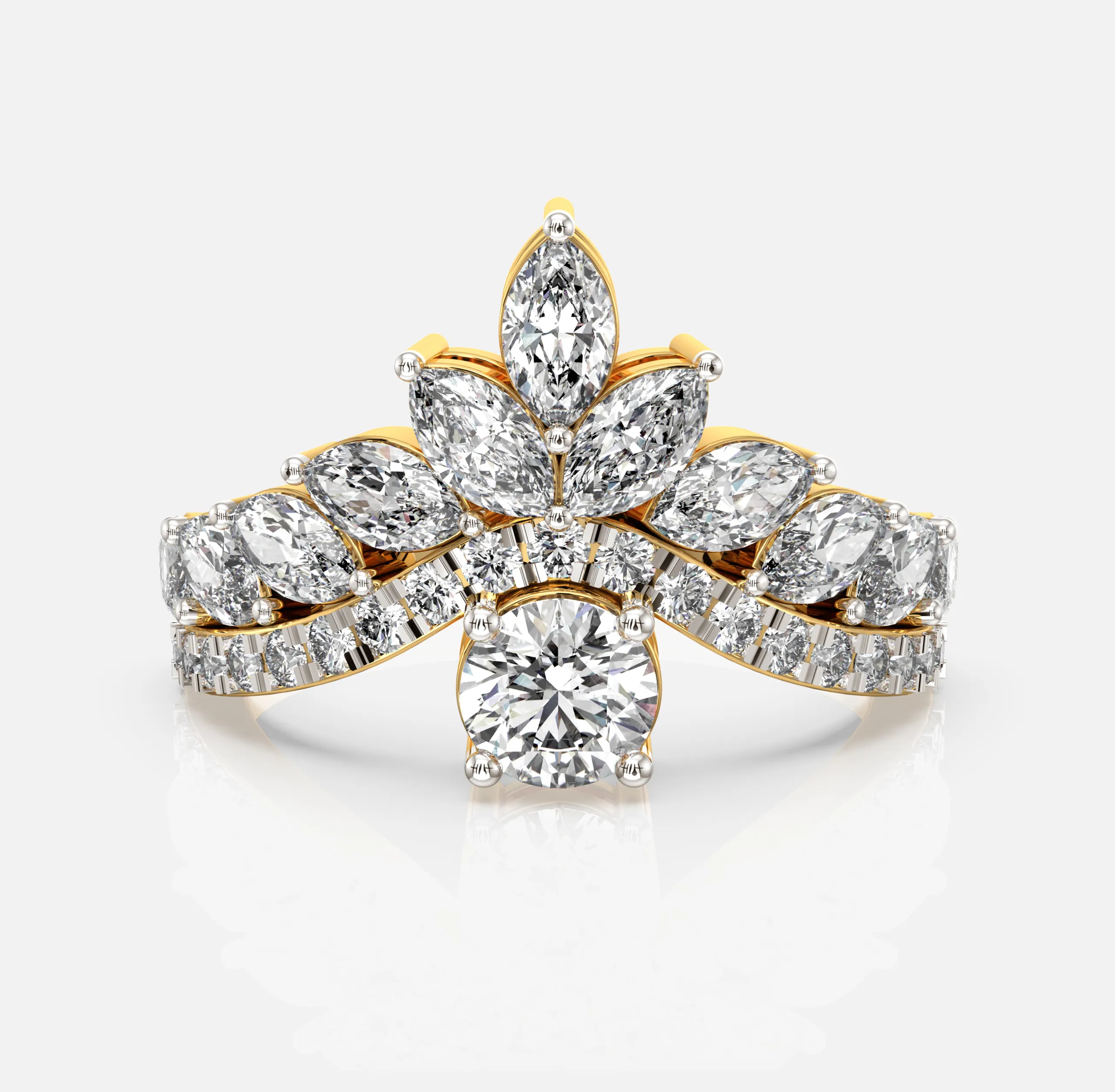 Majestic Floral Ring