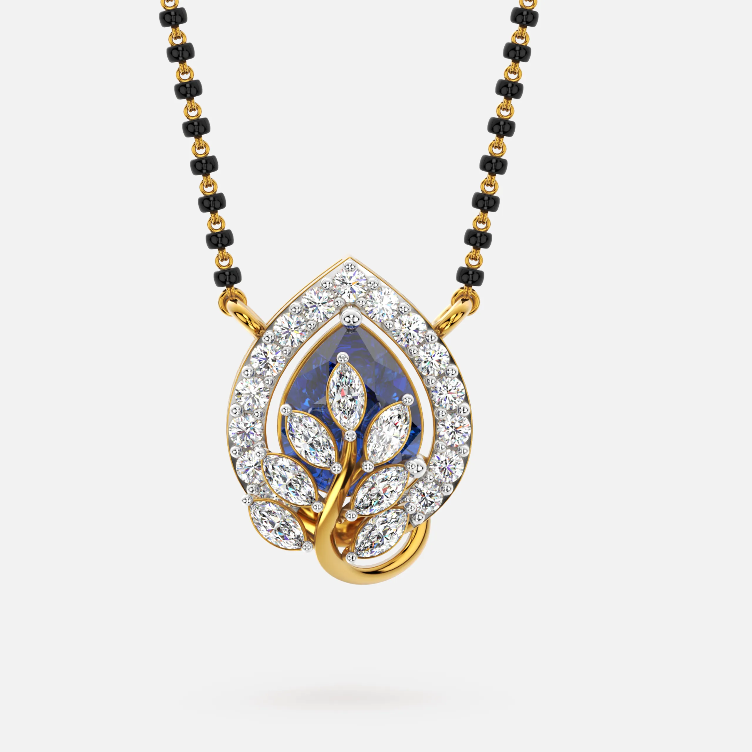 Leafora Diamond Mangalsutra