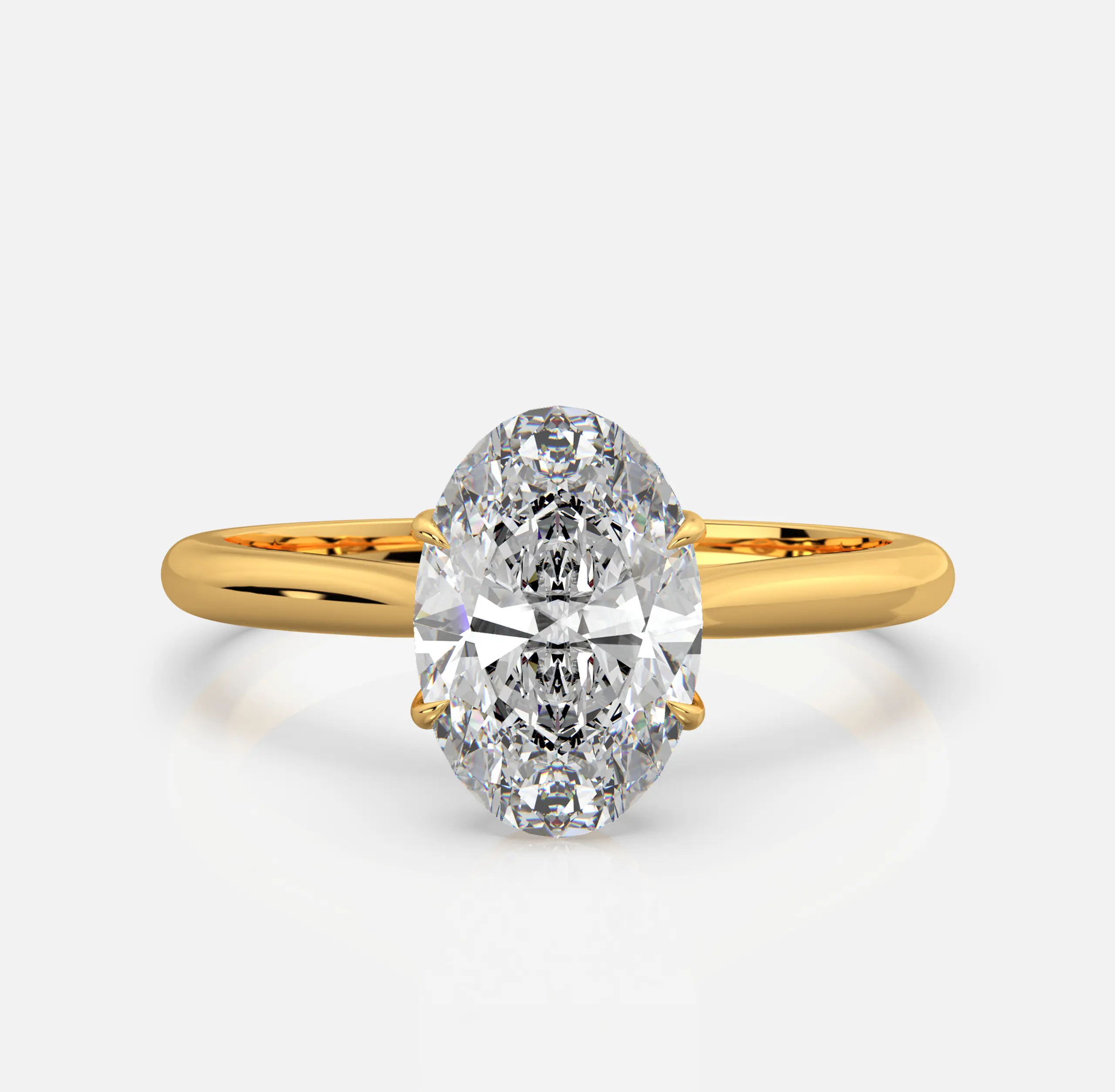 Radiance Oval Diamond Ring
